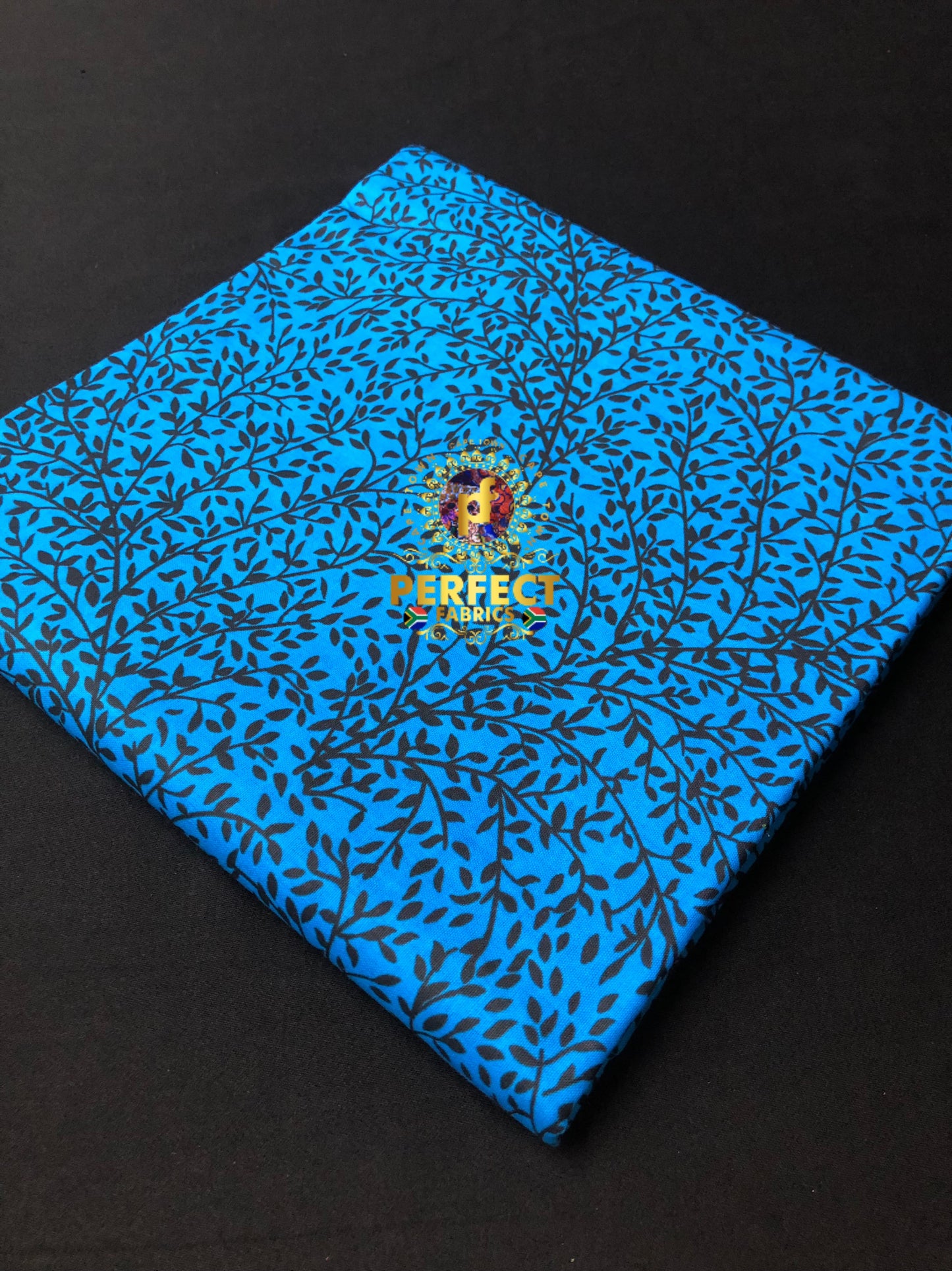 Blue Rice Grain Ankara