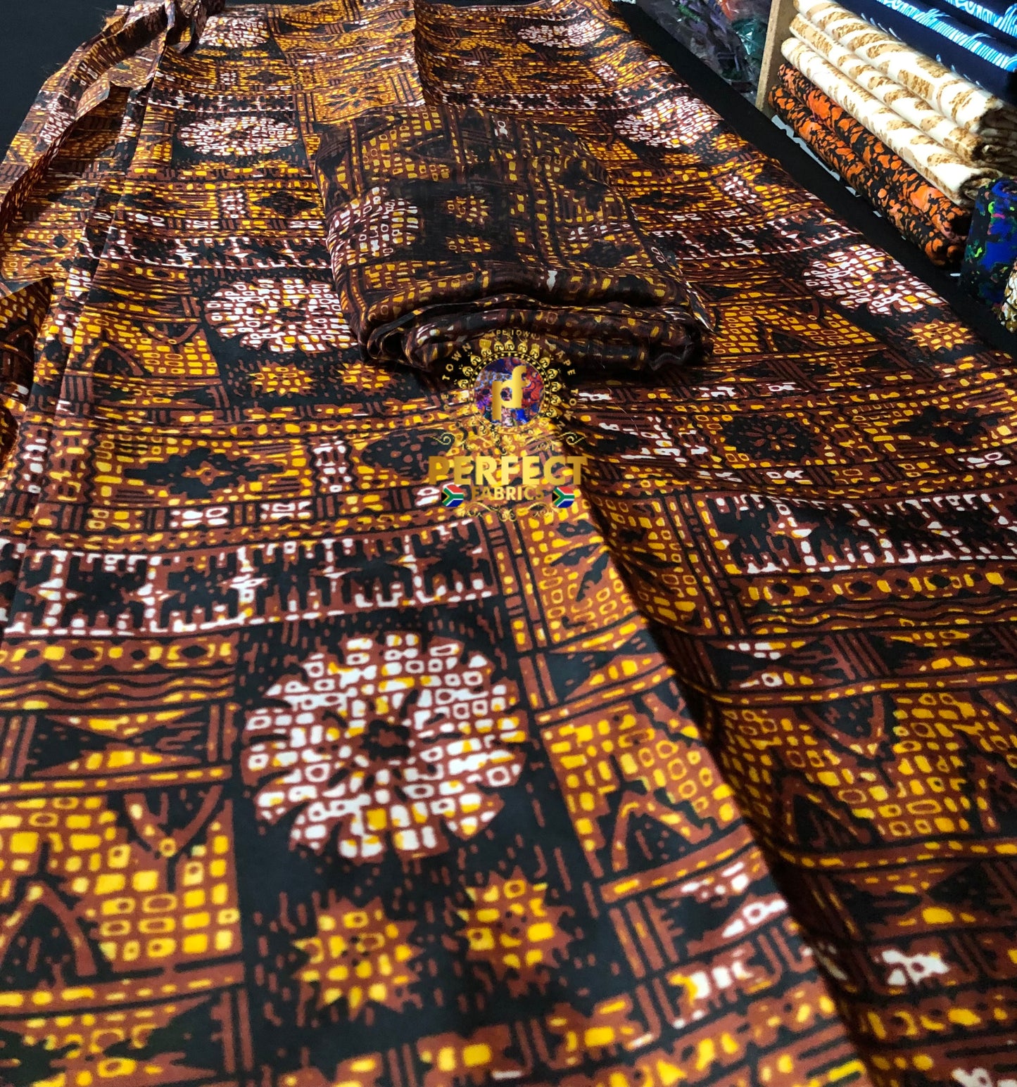 Unique Tribal Ankara Silk Set