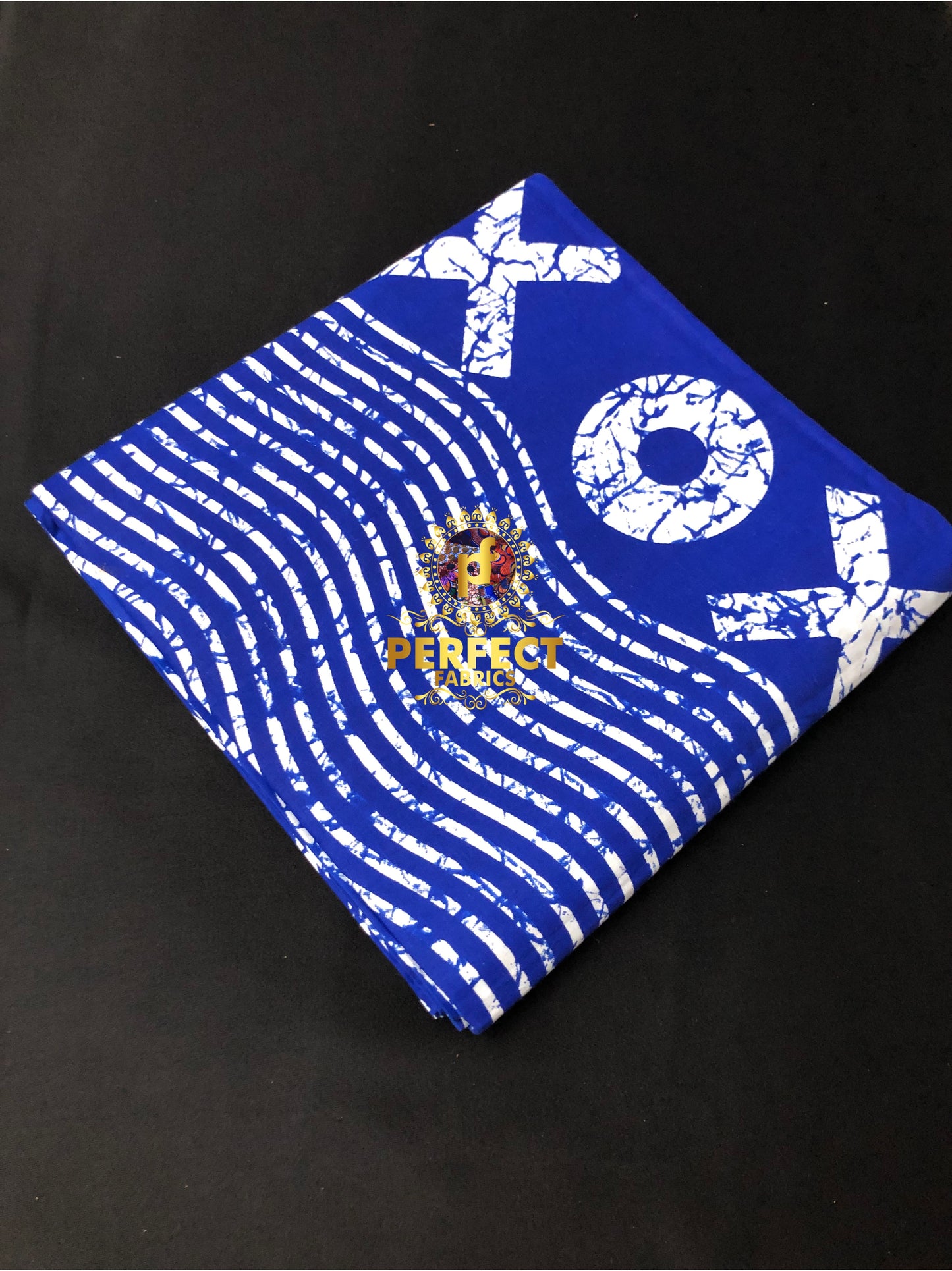 Blue & White XOXO Ankara