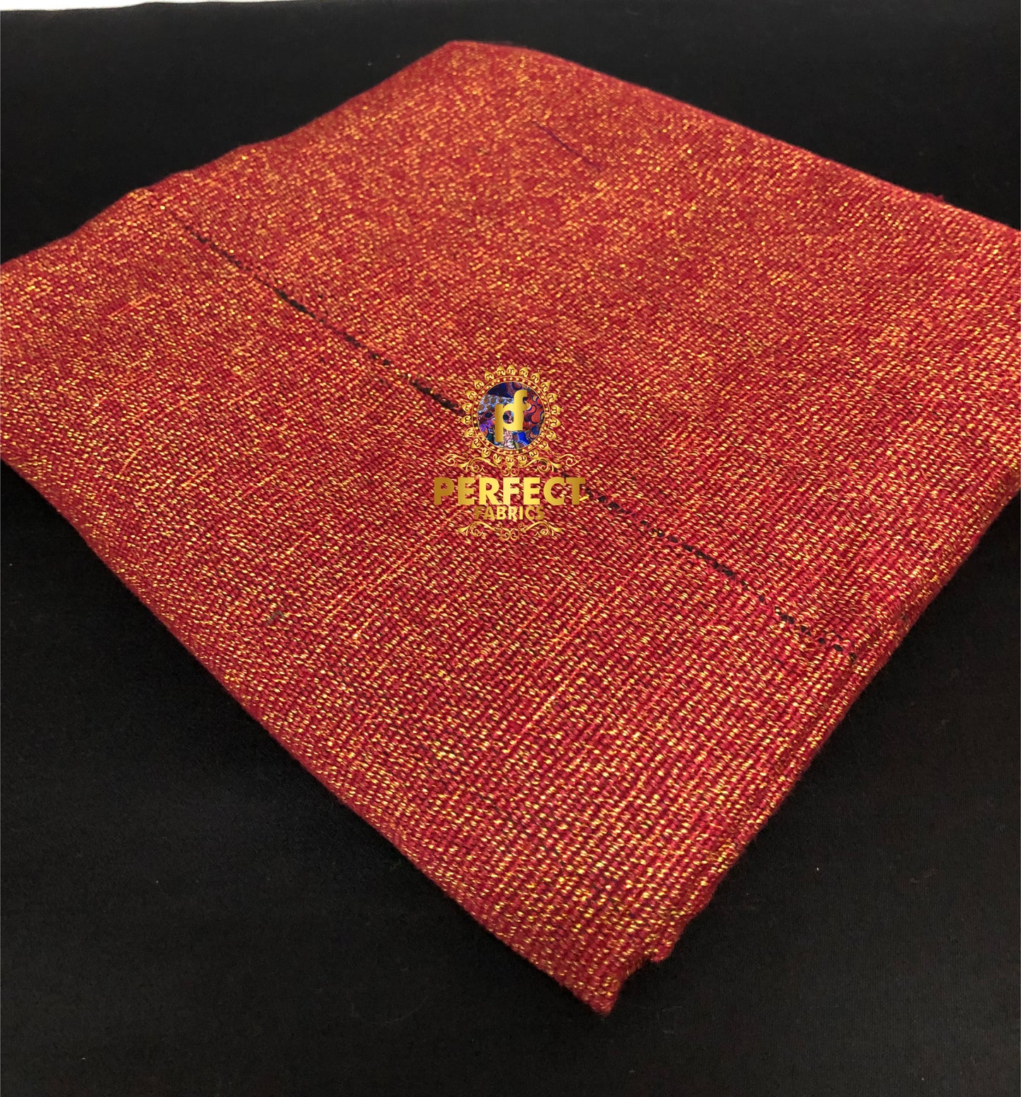 Fugu- Maroon with Gold Shimmery Plain