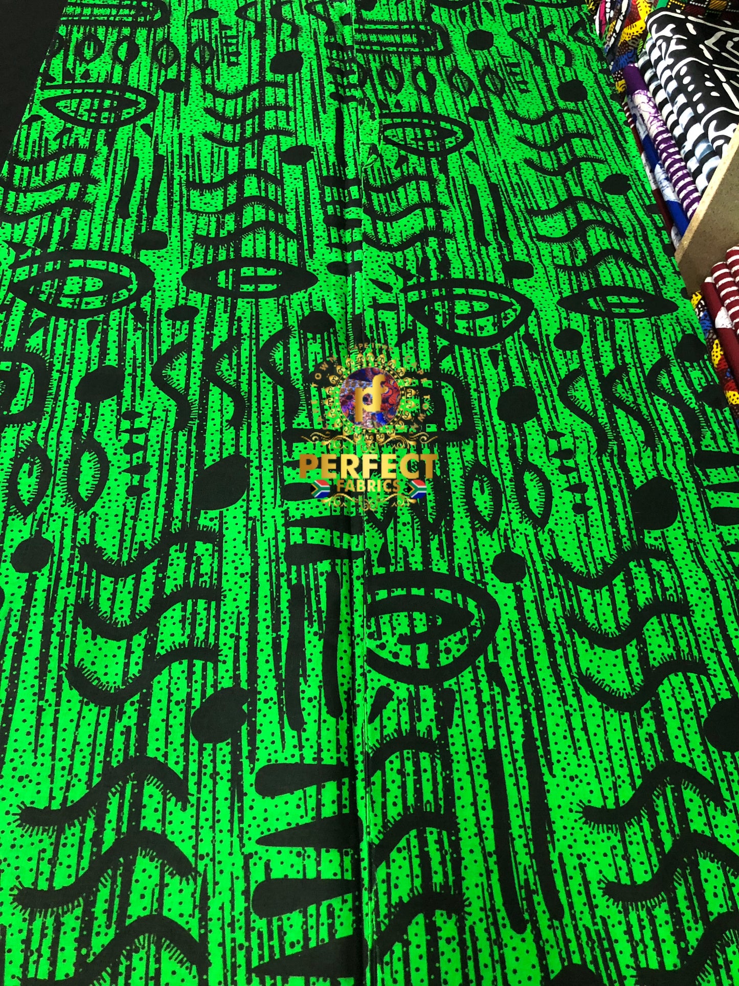 Green & Black Tribal Ankara