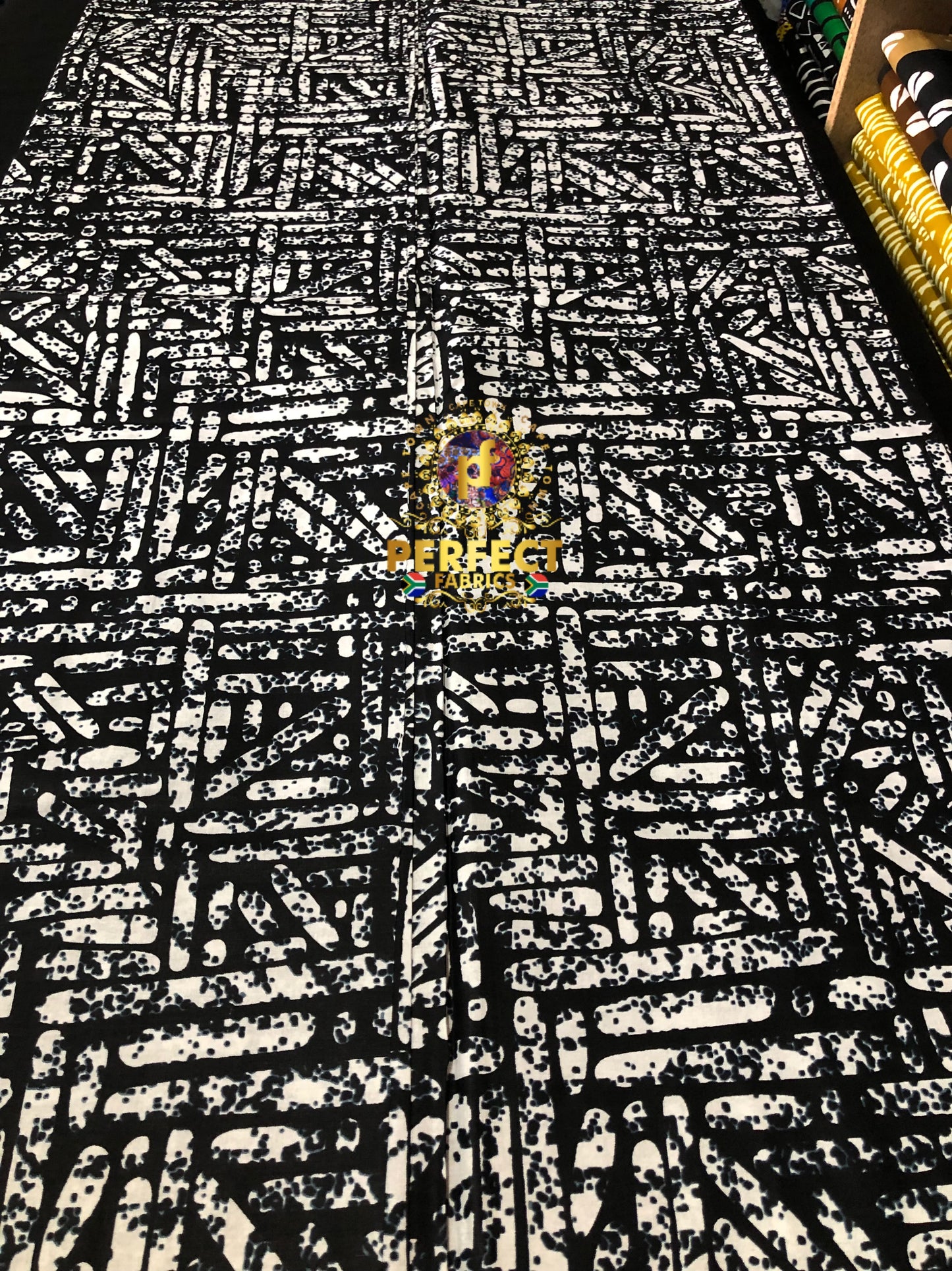 Black & White Adire Ankara
