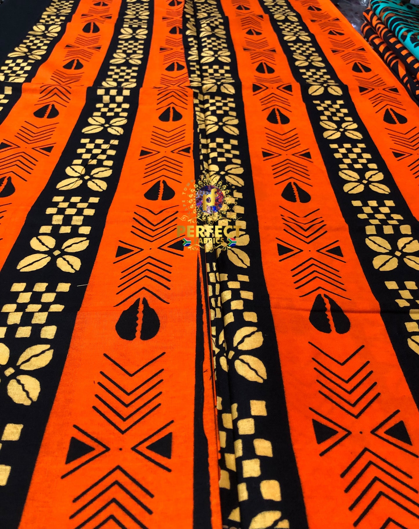 Unique Orange Tribal Ankara