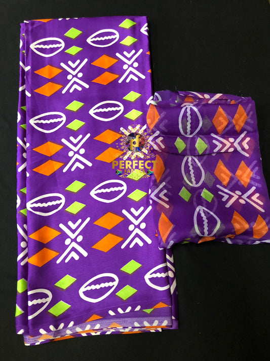 Unique Tribal Silk Set