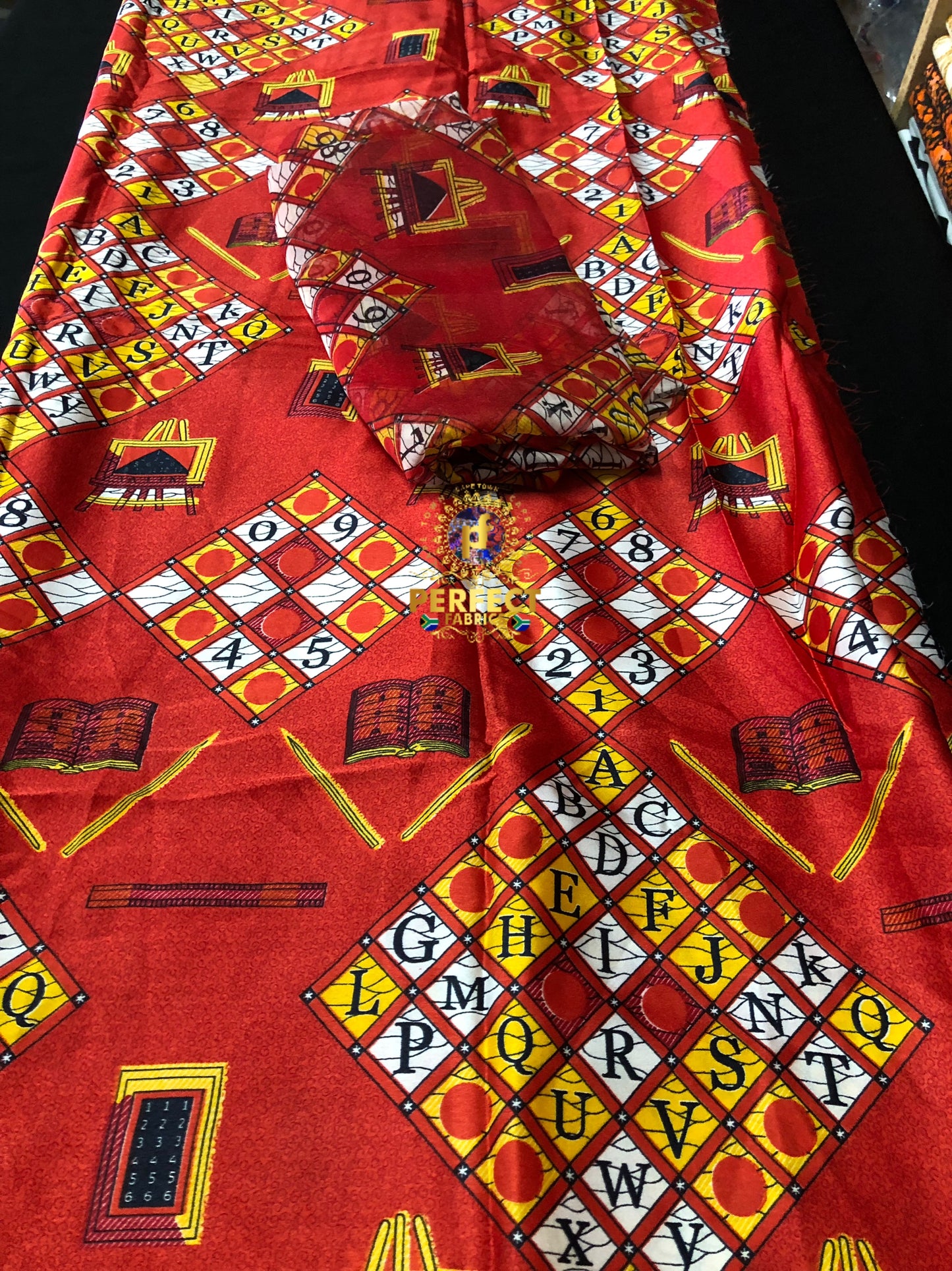 Ankara Vintage ABC Silk Set