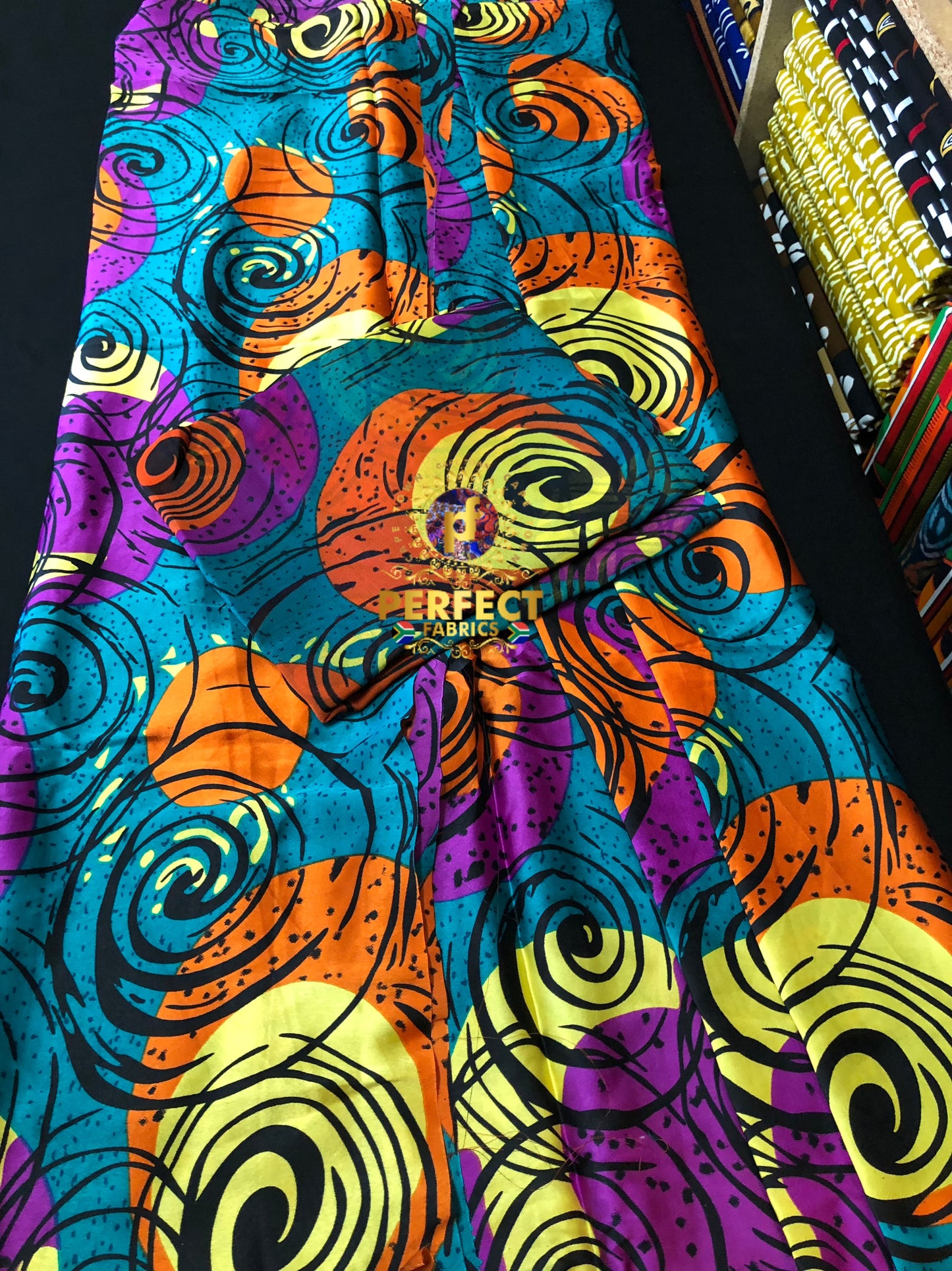 Colourful Adire Silk Set