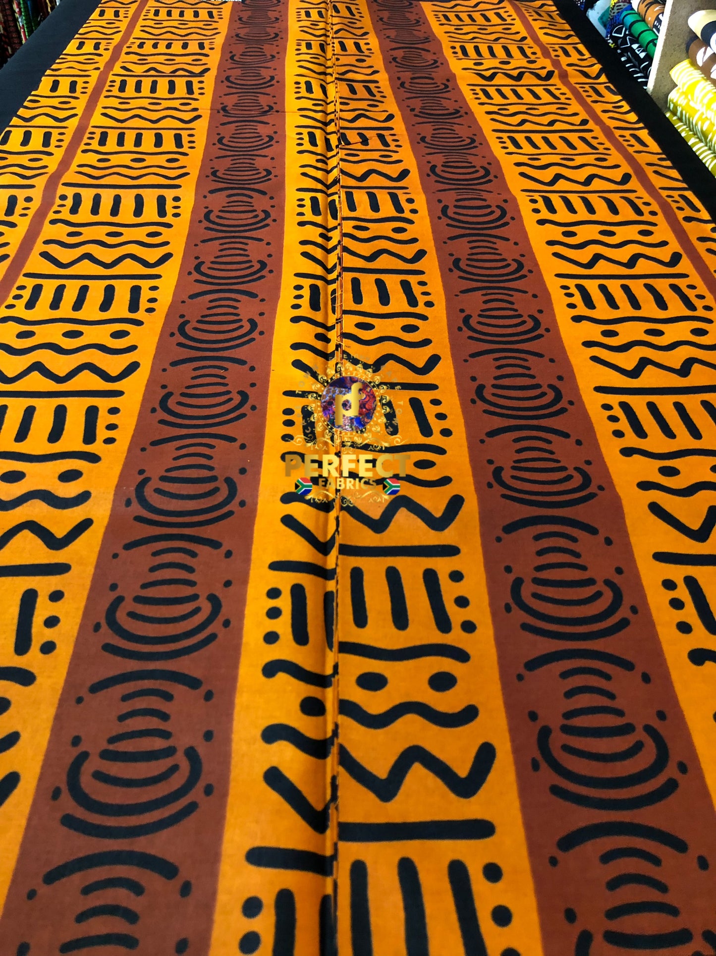 Burnt Orange & Maroon Tribal Ankara