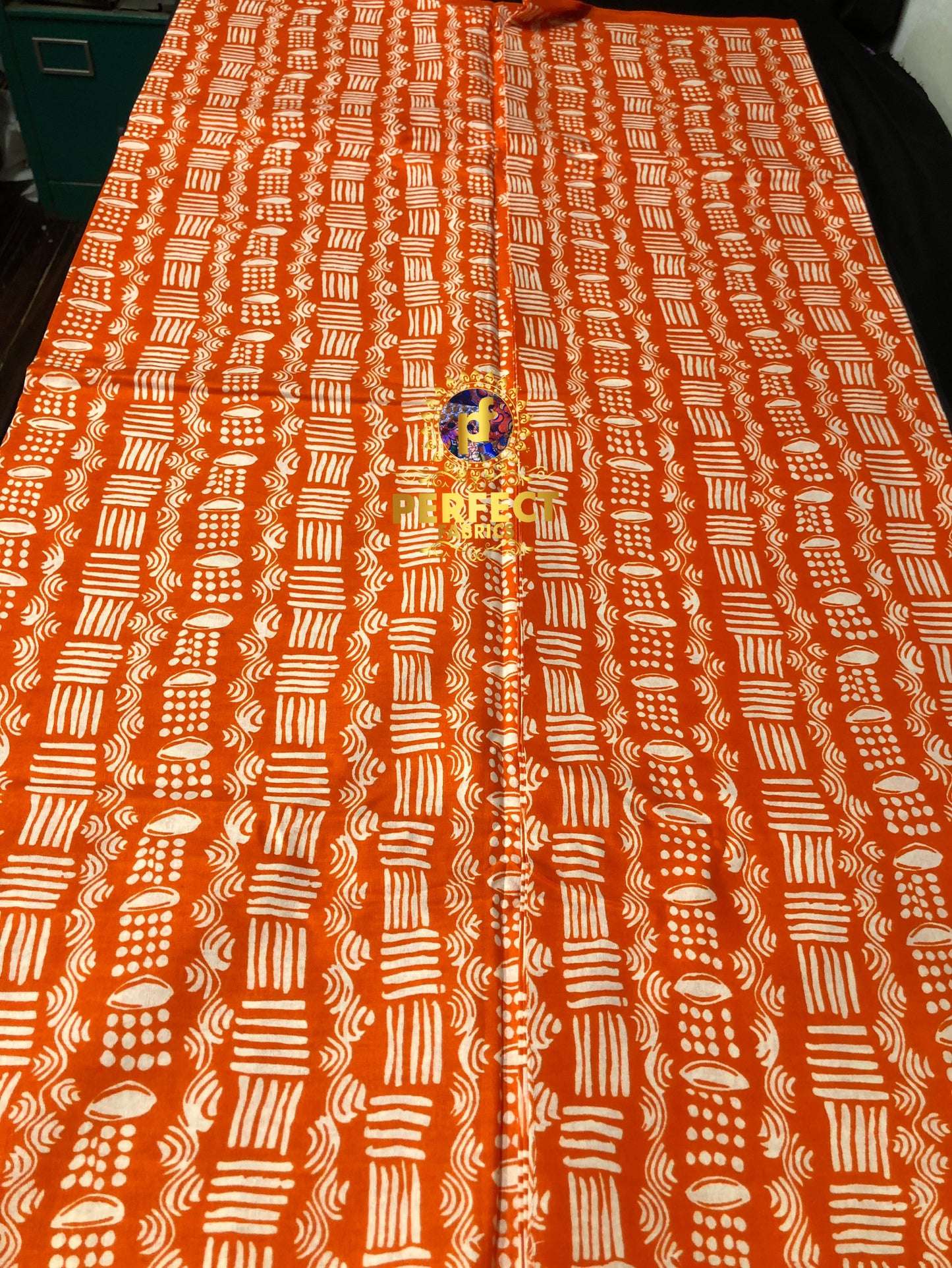 Orange & Cream Tribal Ankara