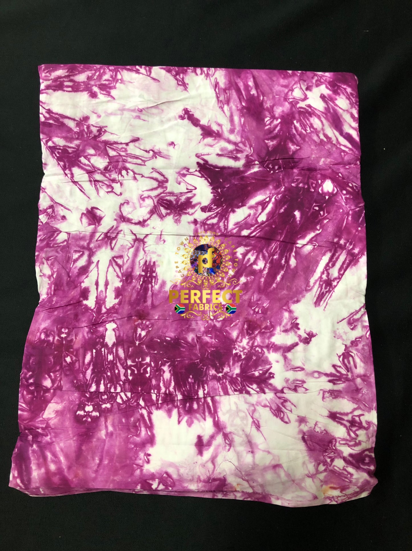 Pink Splash Cotton Adire