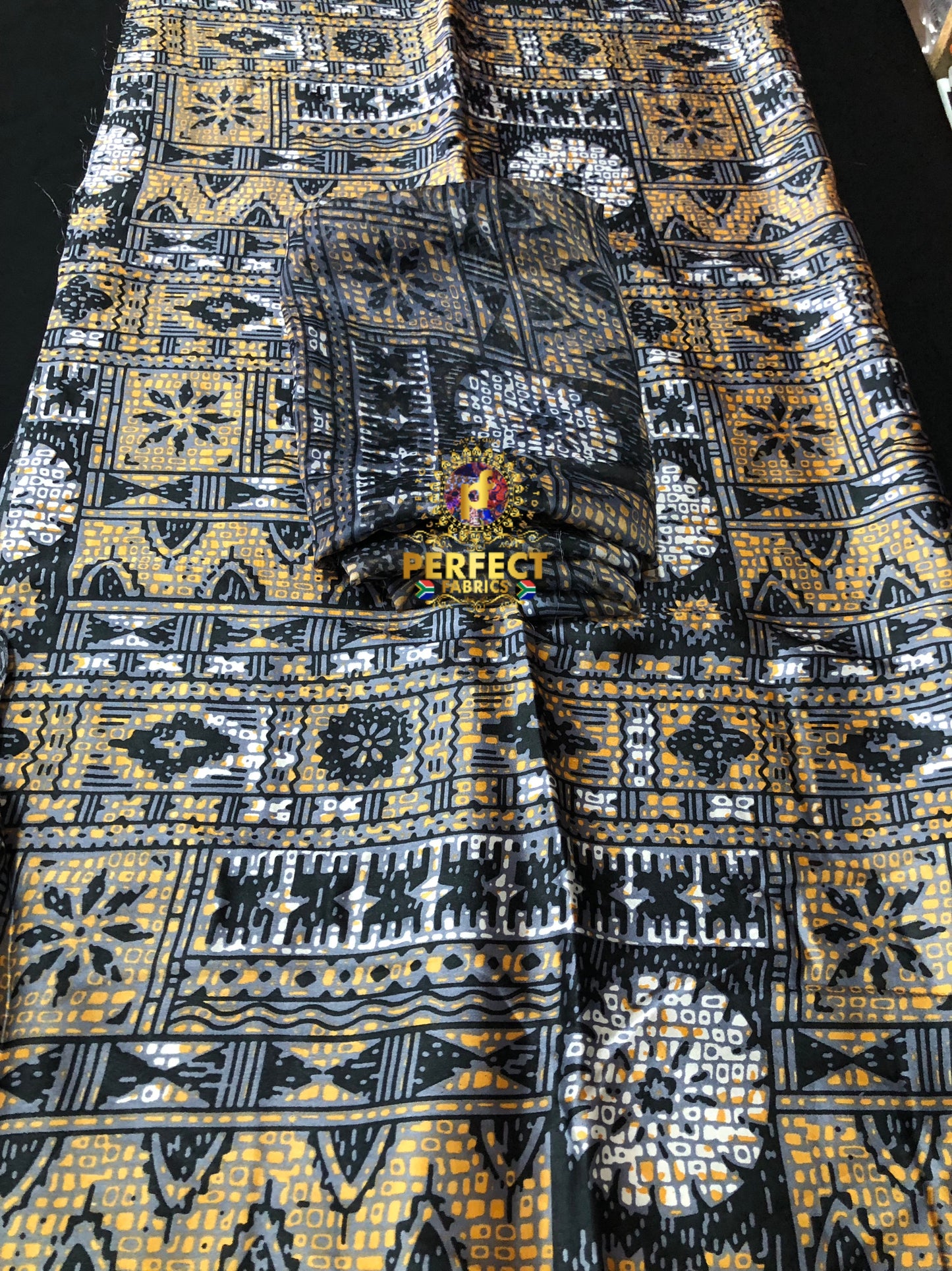 Unique Tribal Ankara Silk Set