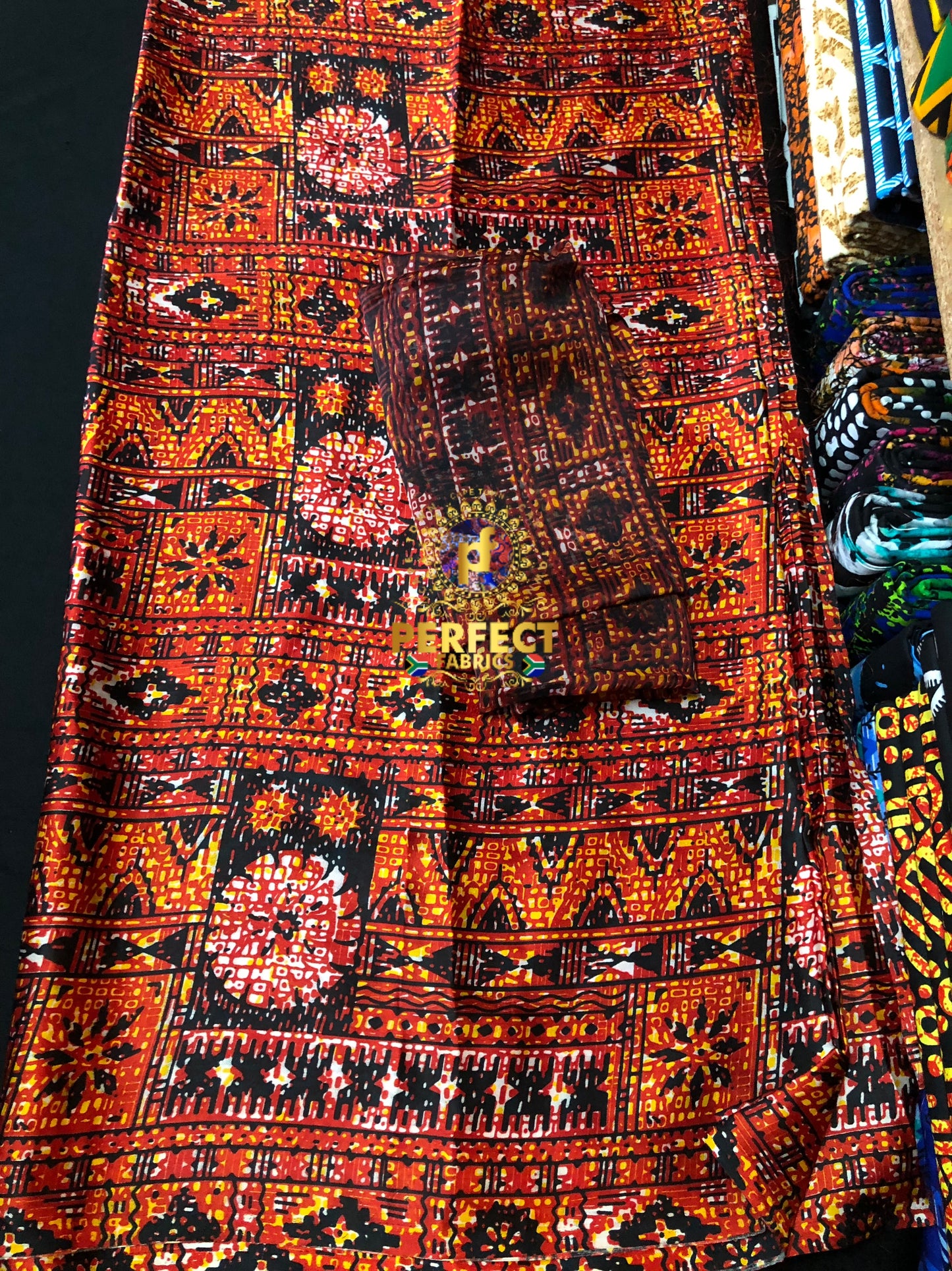 Unique Tribal Ankara Silk Set