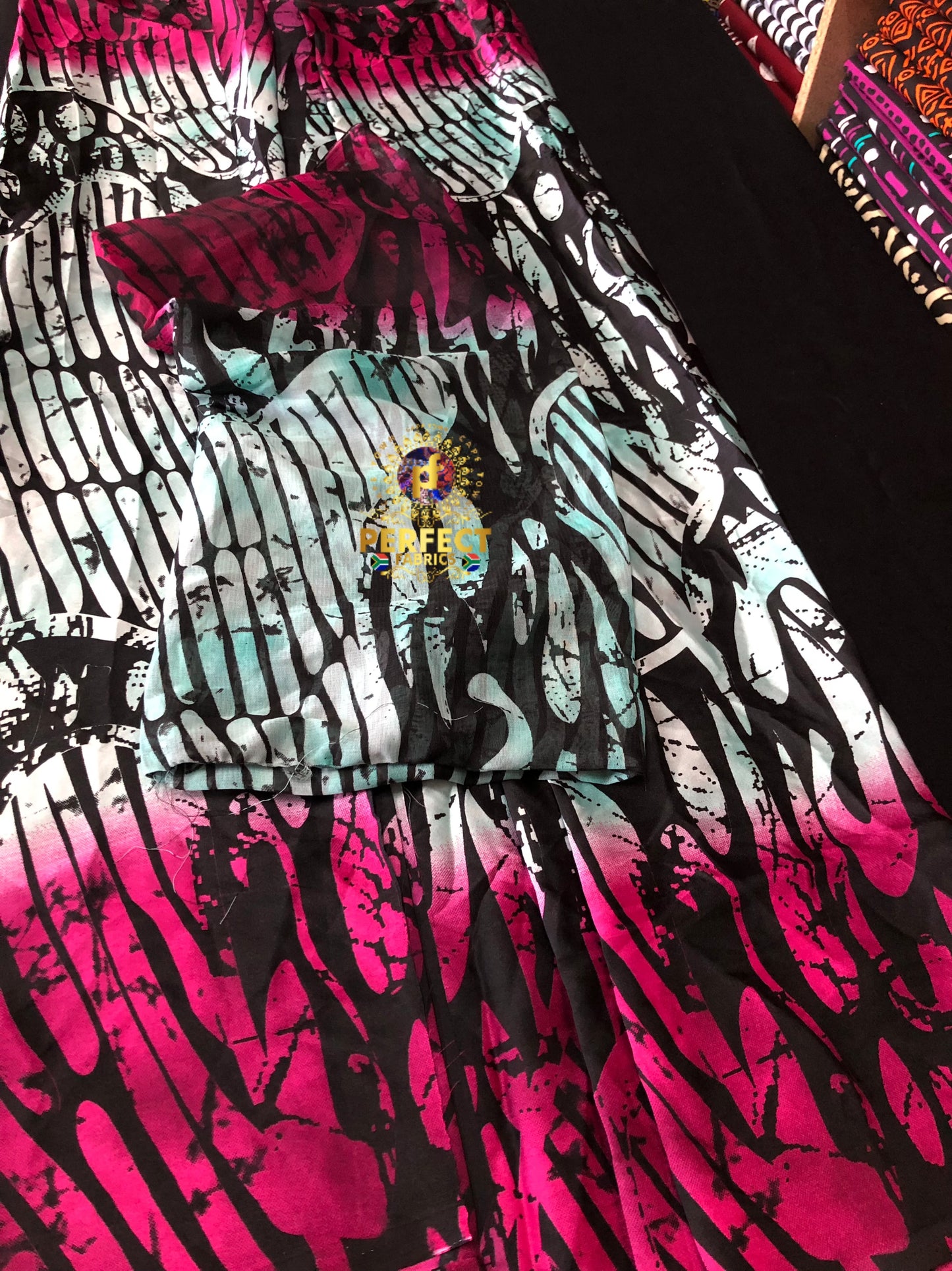 Unique Adire Silk Set