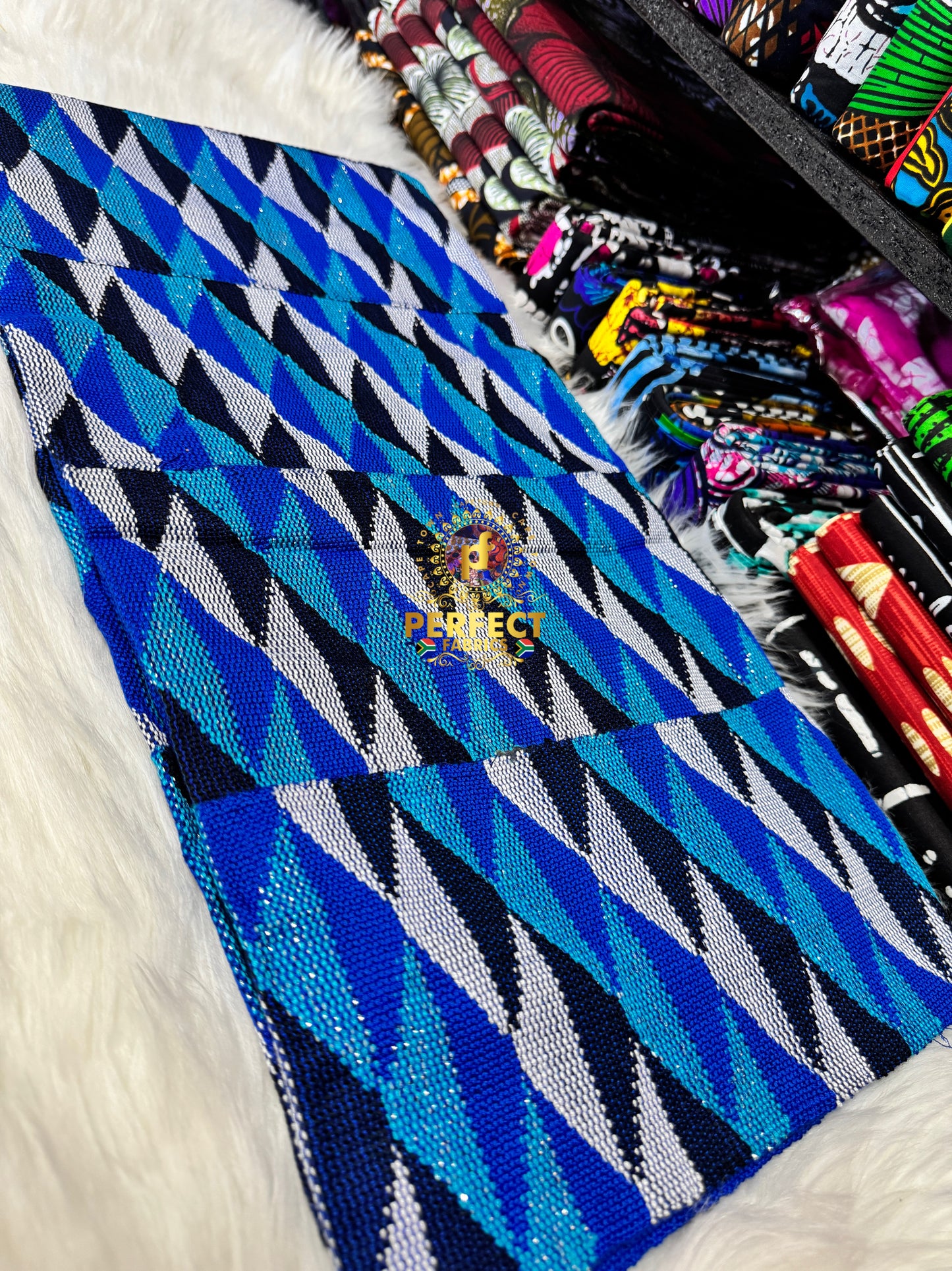 Blue Tones Ashanti Kente