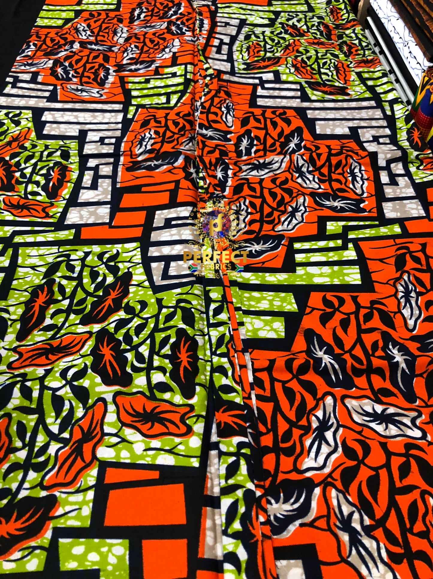 Orange & Green Ankara