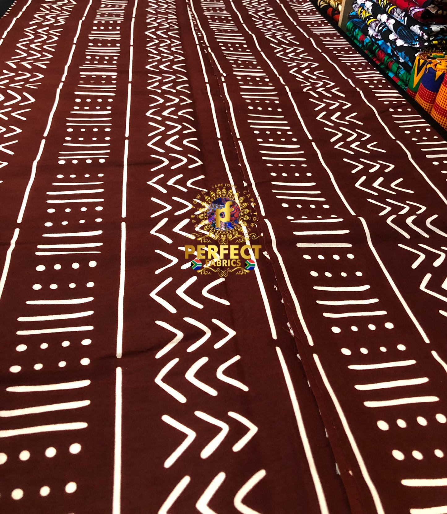 Brown & White Tribal Ankara