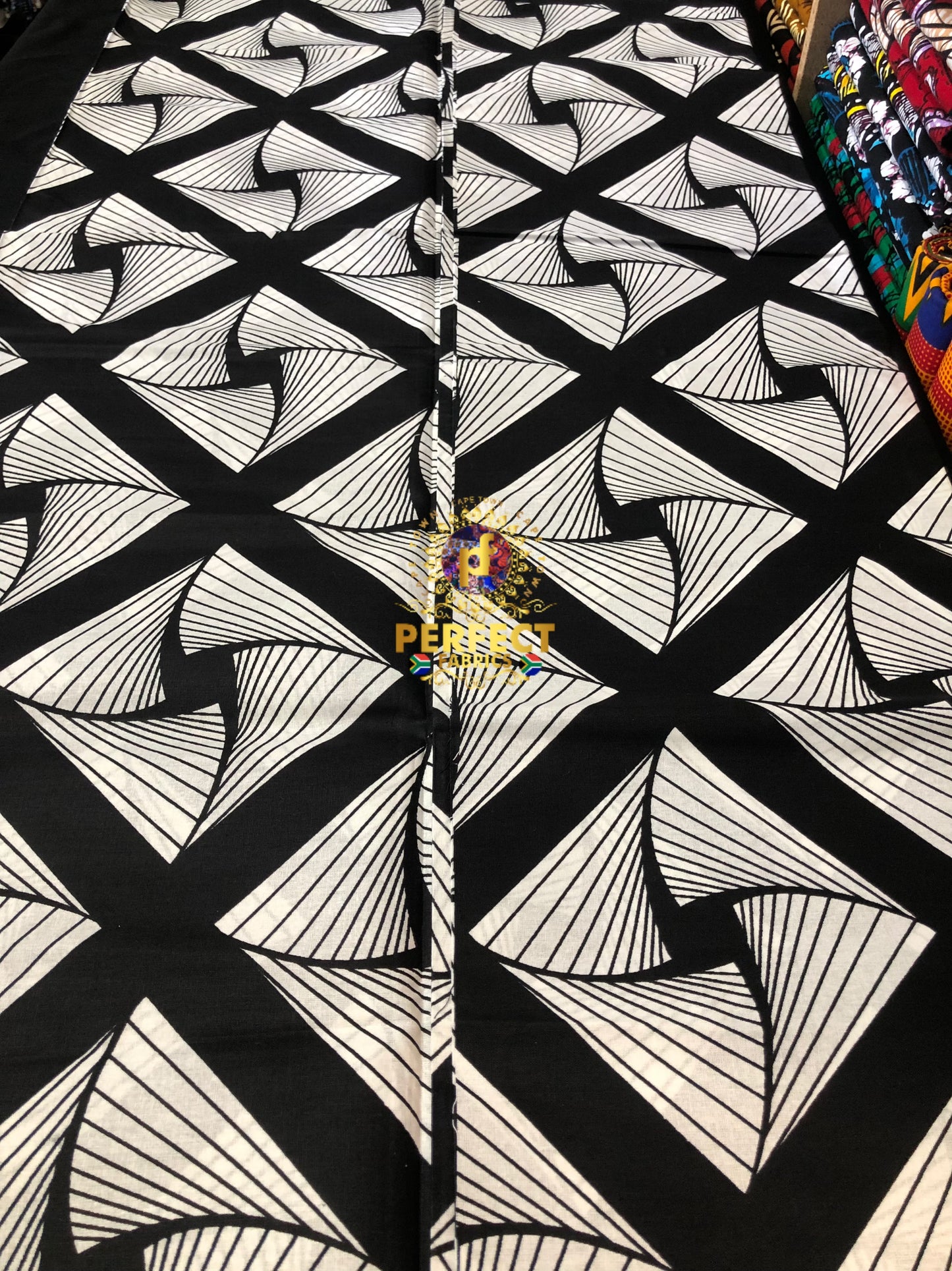 Black & White Cotton Ankara