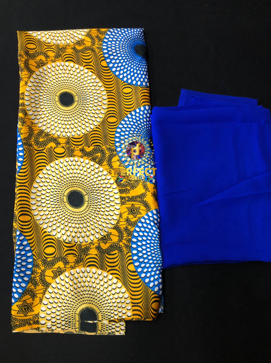 Vintage Ankara Silk Set