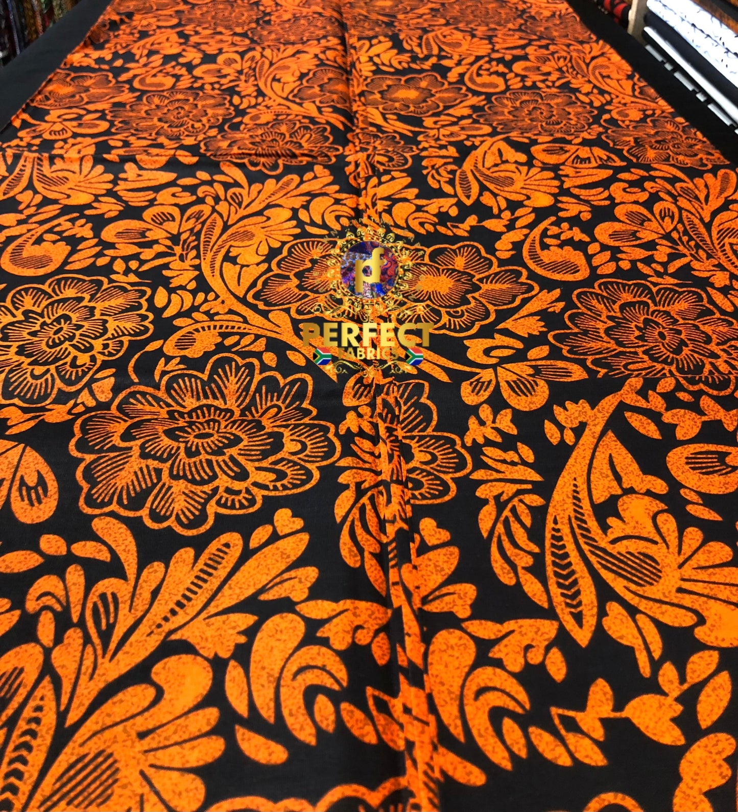 Orange Cotton Ankara