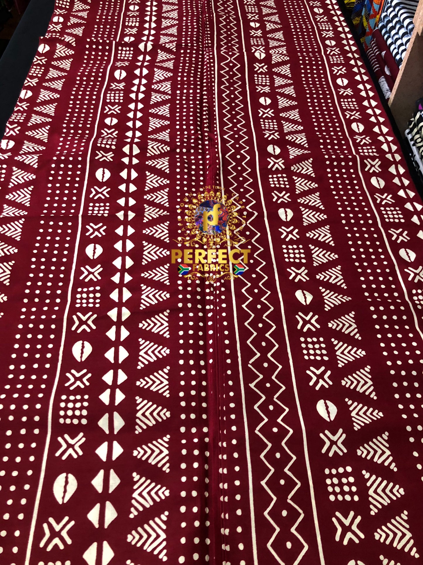 Red & Cream Tribal Ankara