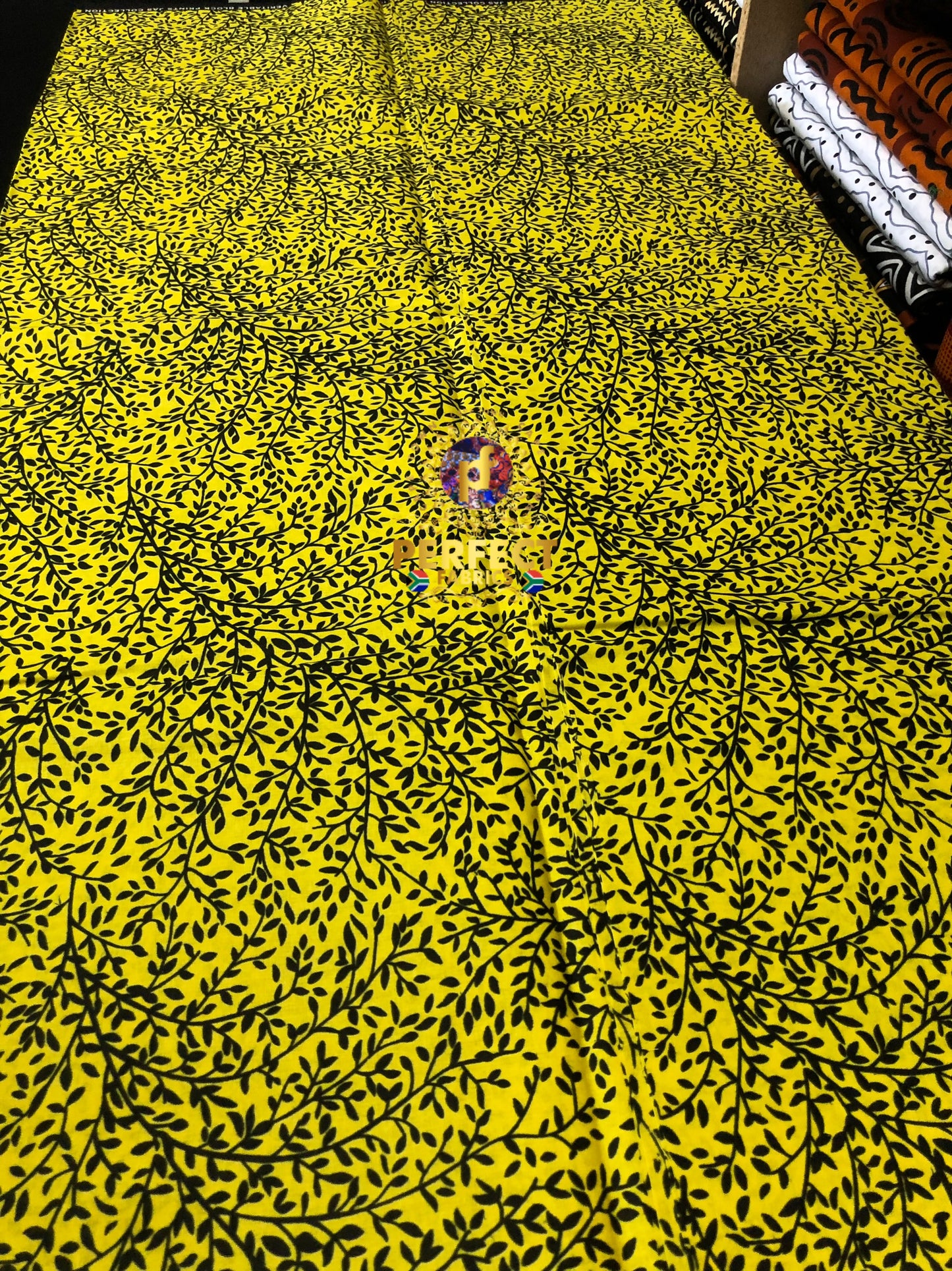 Yellow Rice Grain Ankara