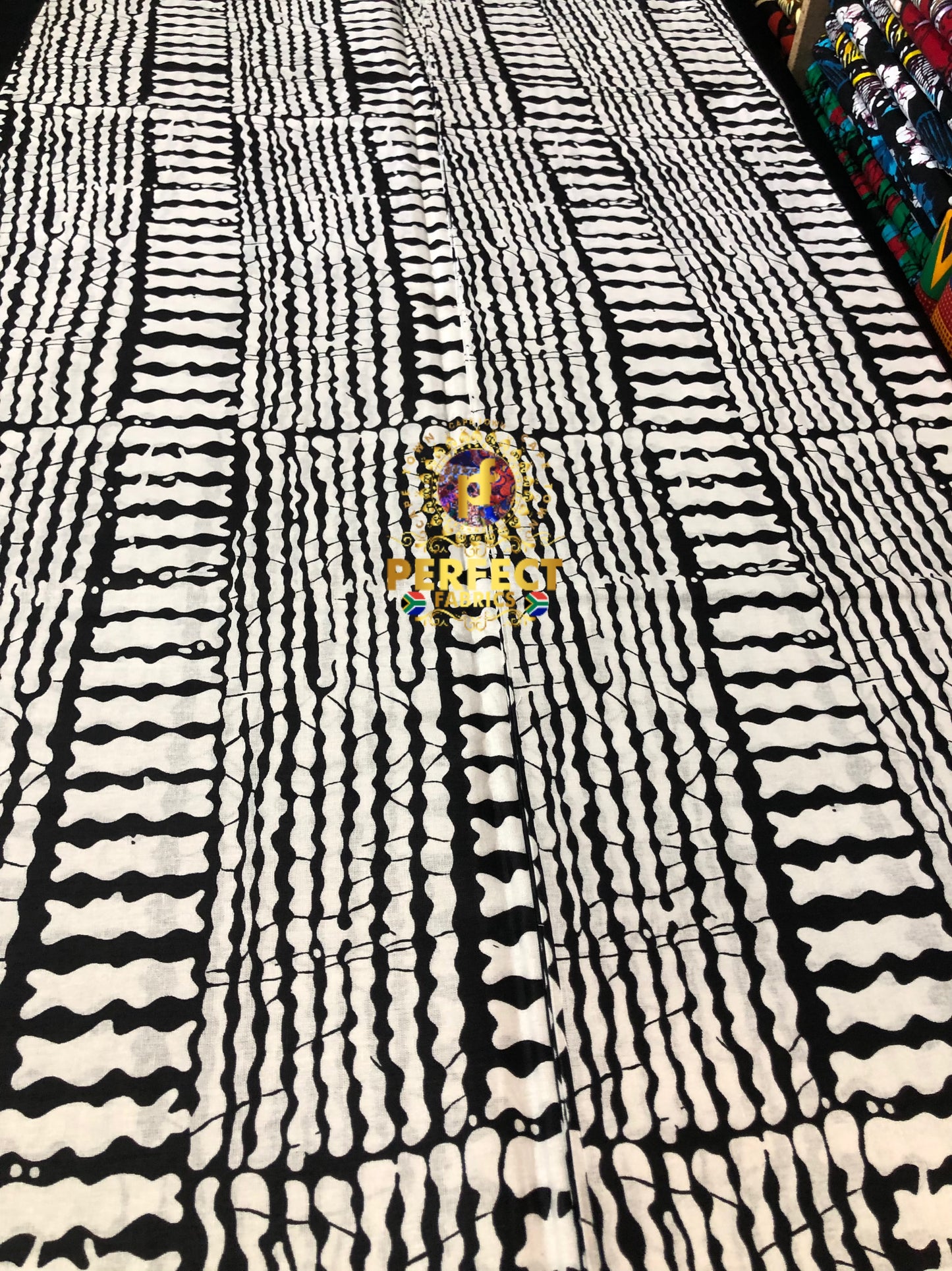 Black & White Adire Ankara