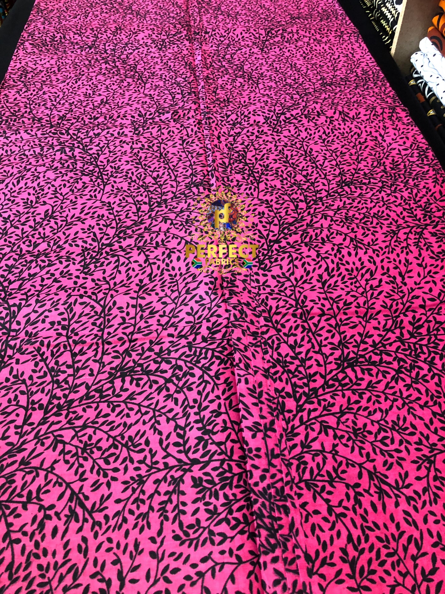 Pink Rice Grain Ankara