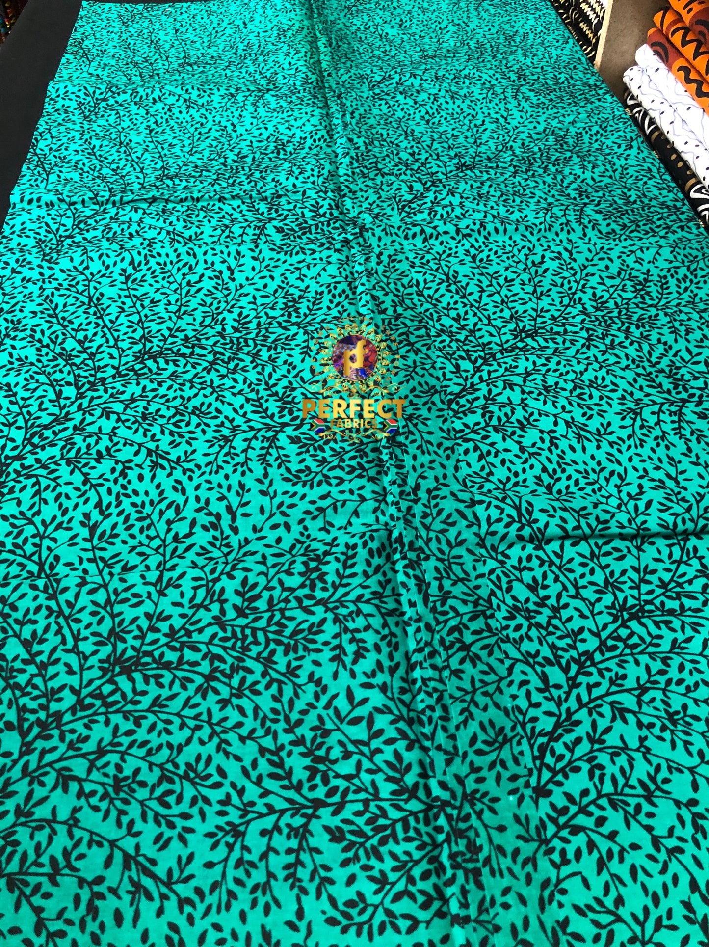 Green Rice Grain Ankara