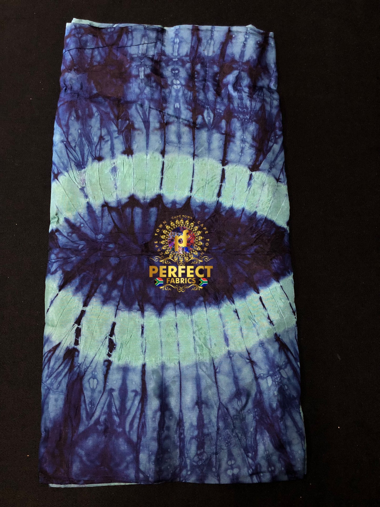 Blue Tones Silk Adire