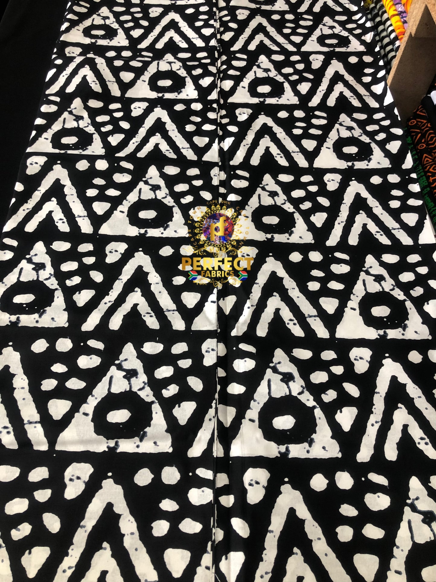 Black & White Adire Ankara