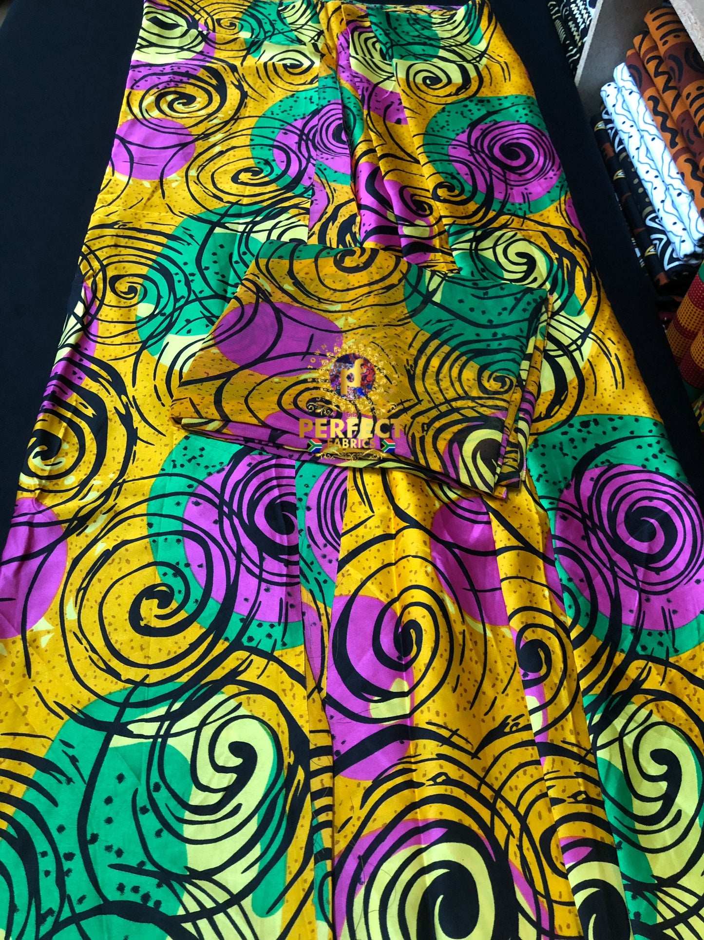 Colorful Adire Silk Set