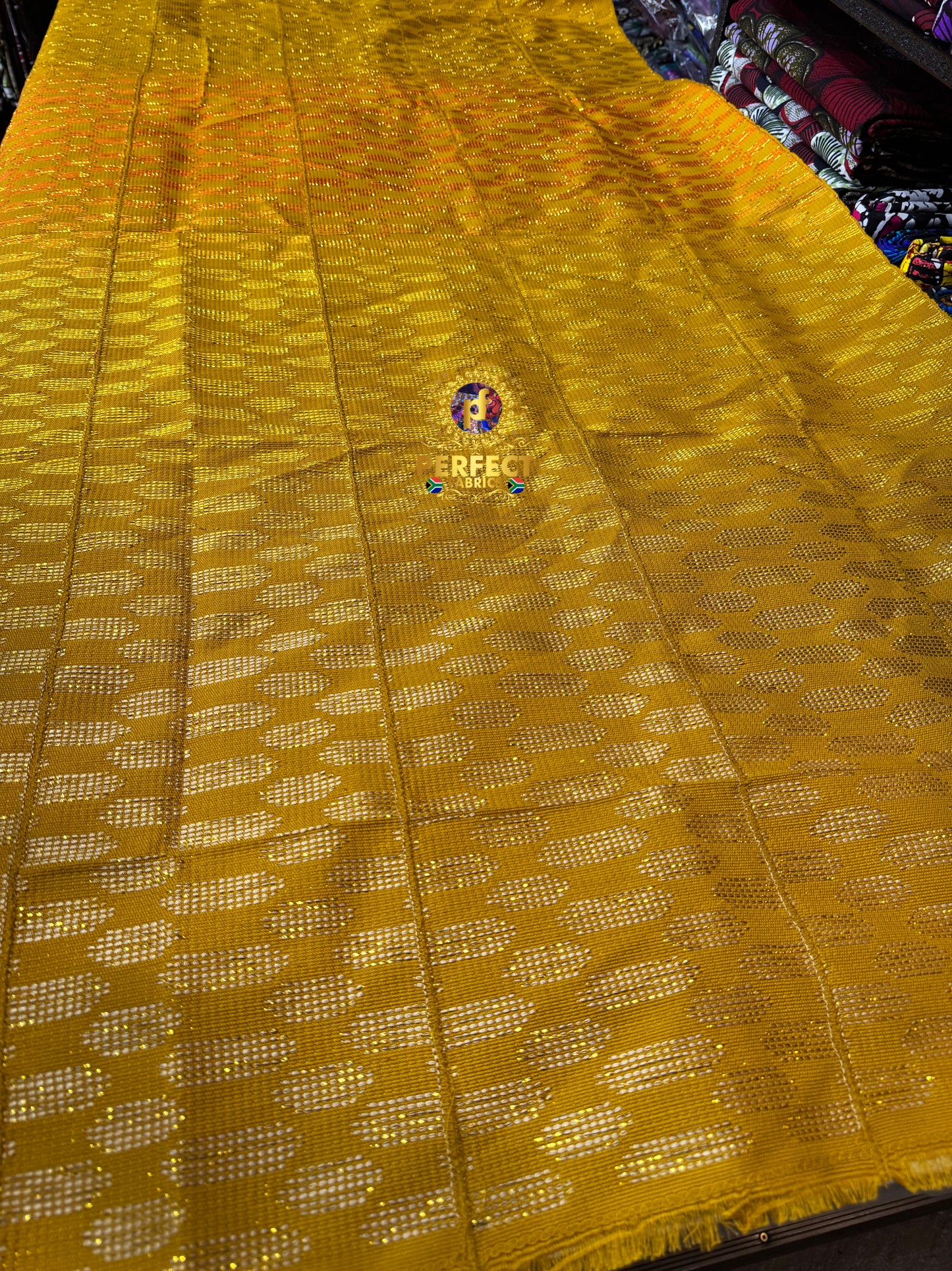 Gold Tones Ombre Ashanti Kente