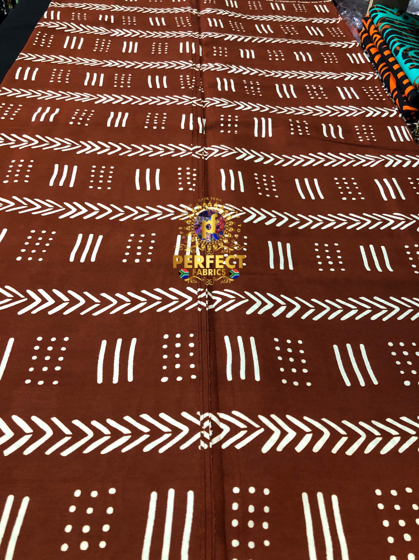 Brown & White Tribal Ankara