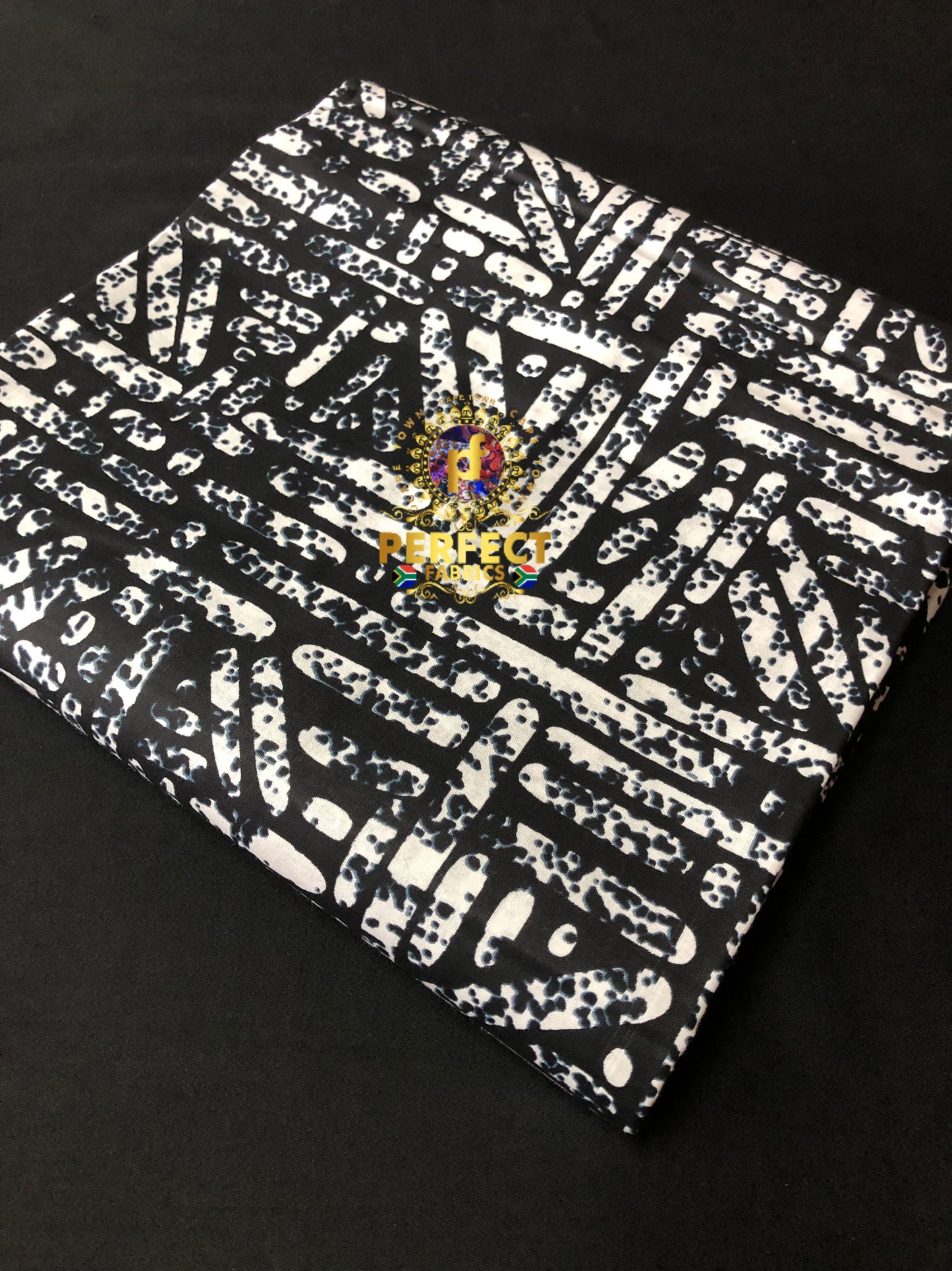Black & White Adire Ankara