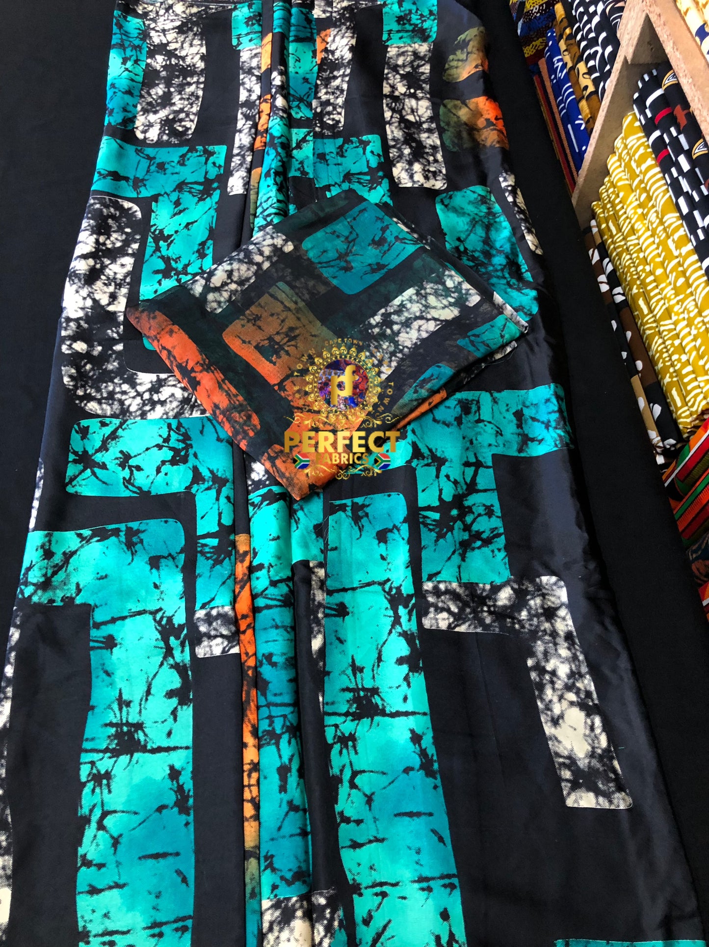 Unique Adire Silk Set