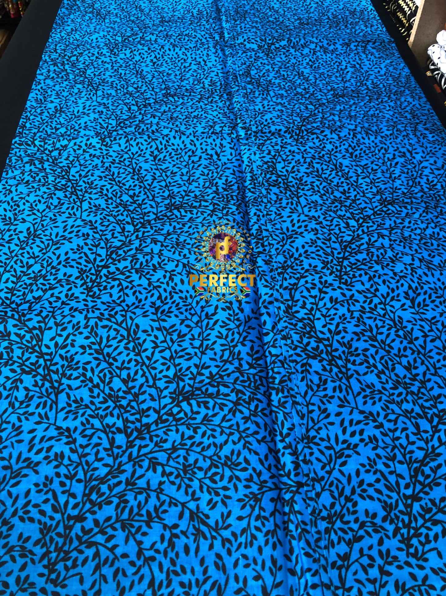 Blue Rice Grain Ankara