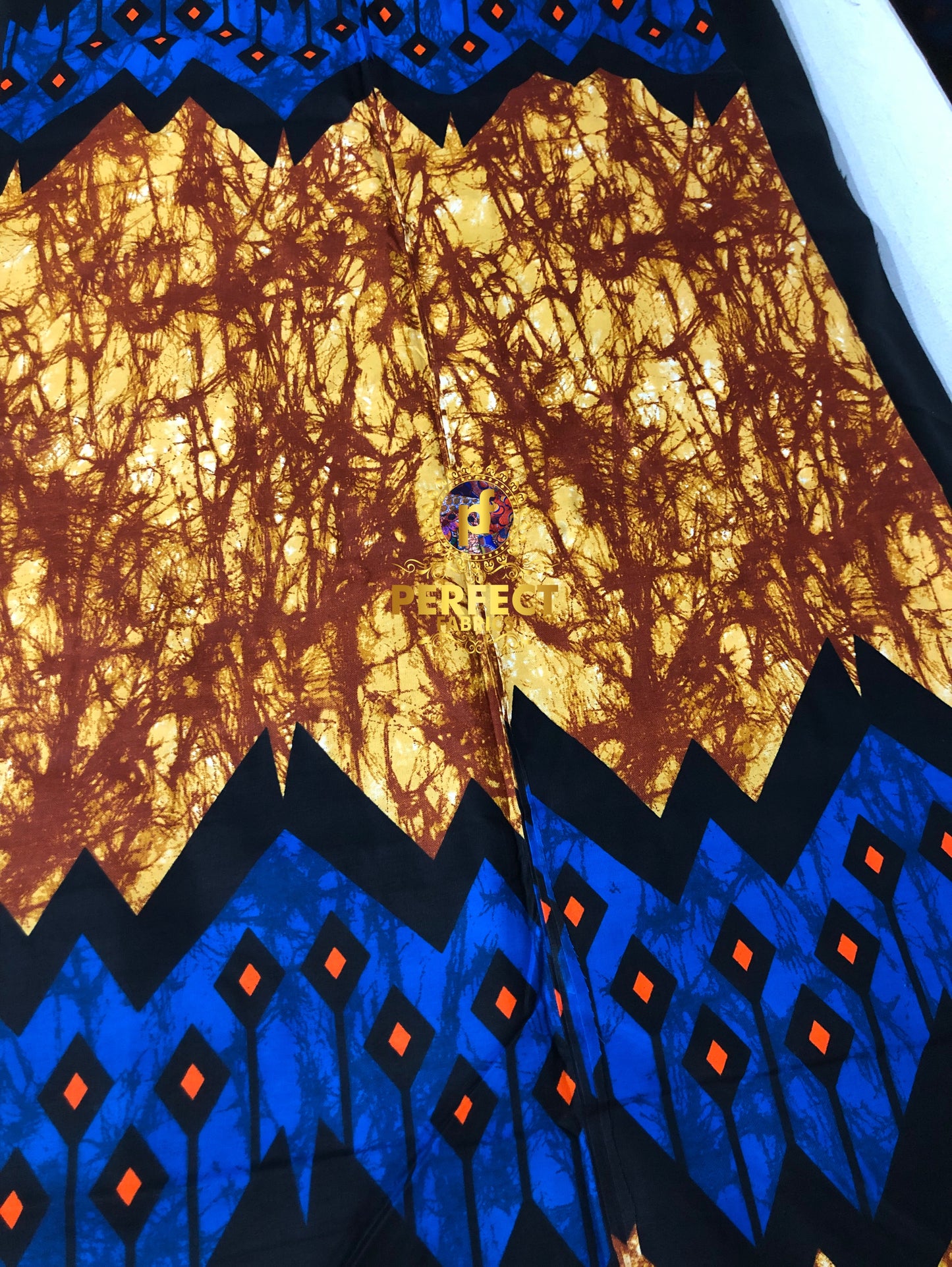 Brown & Blue Ankara