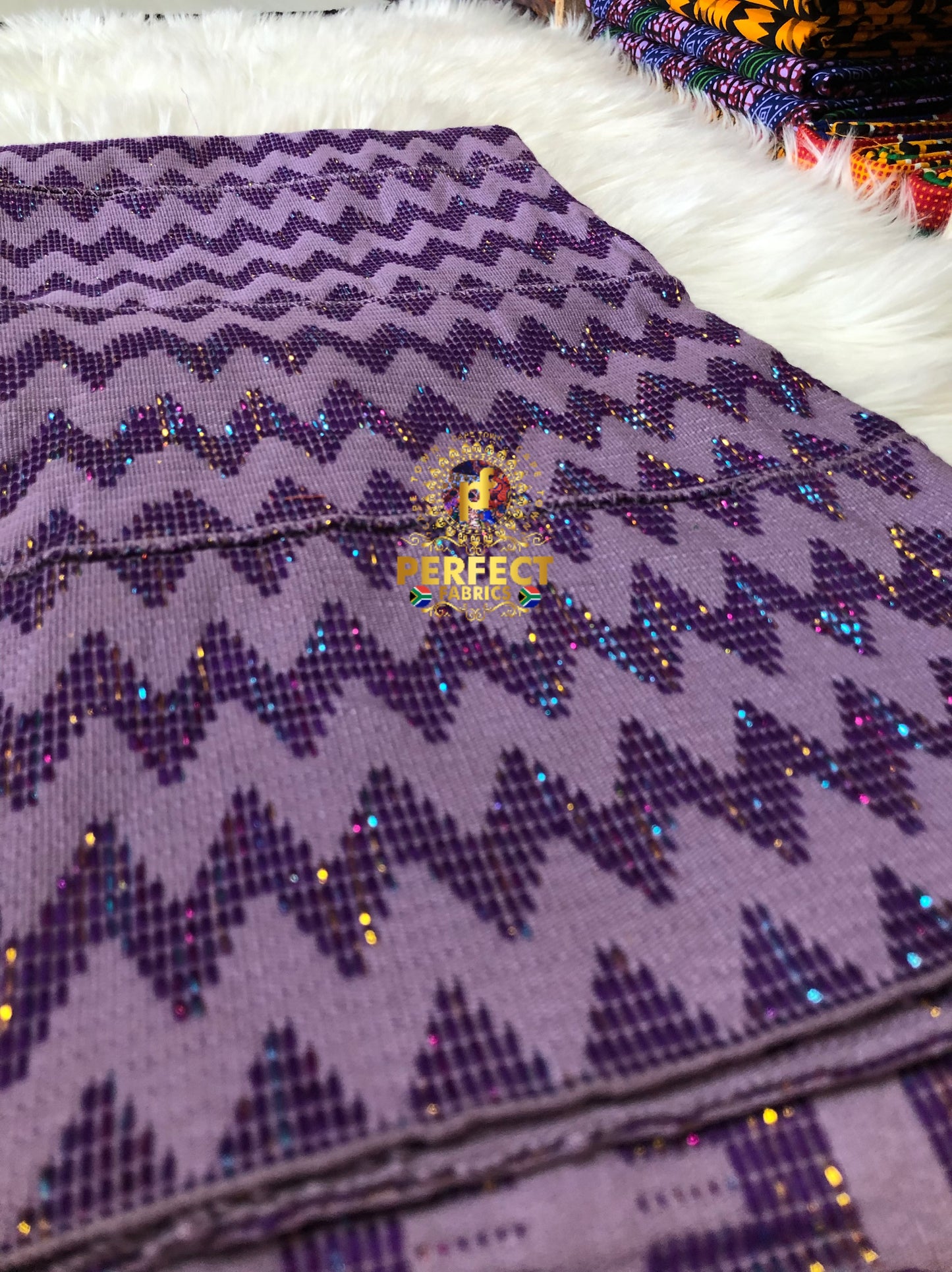 Purple Ashanti Kente