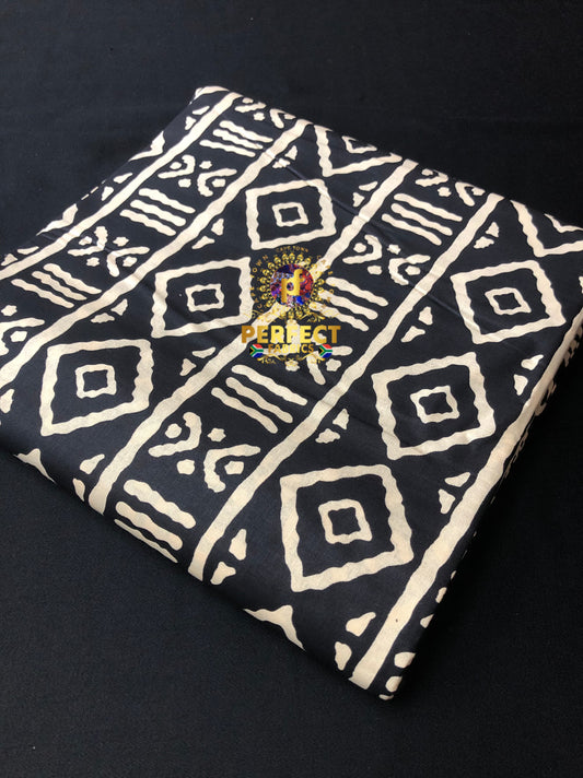 Black & Cream Tribal Ankara