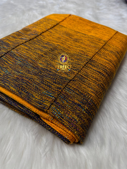 Blue & Yellow Ombre Ashanti Kente
