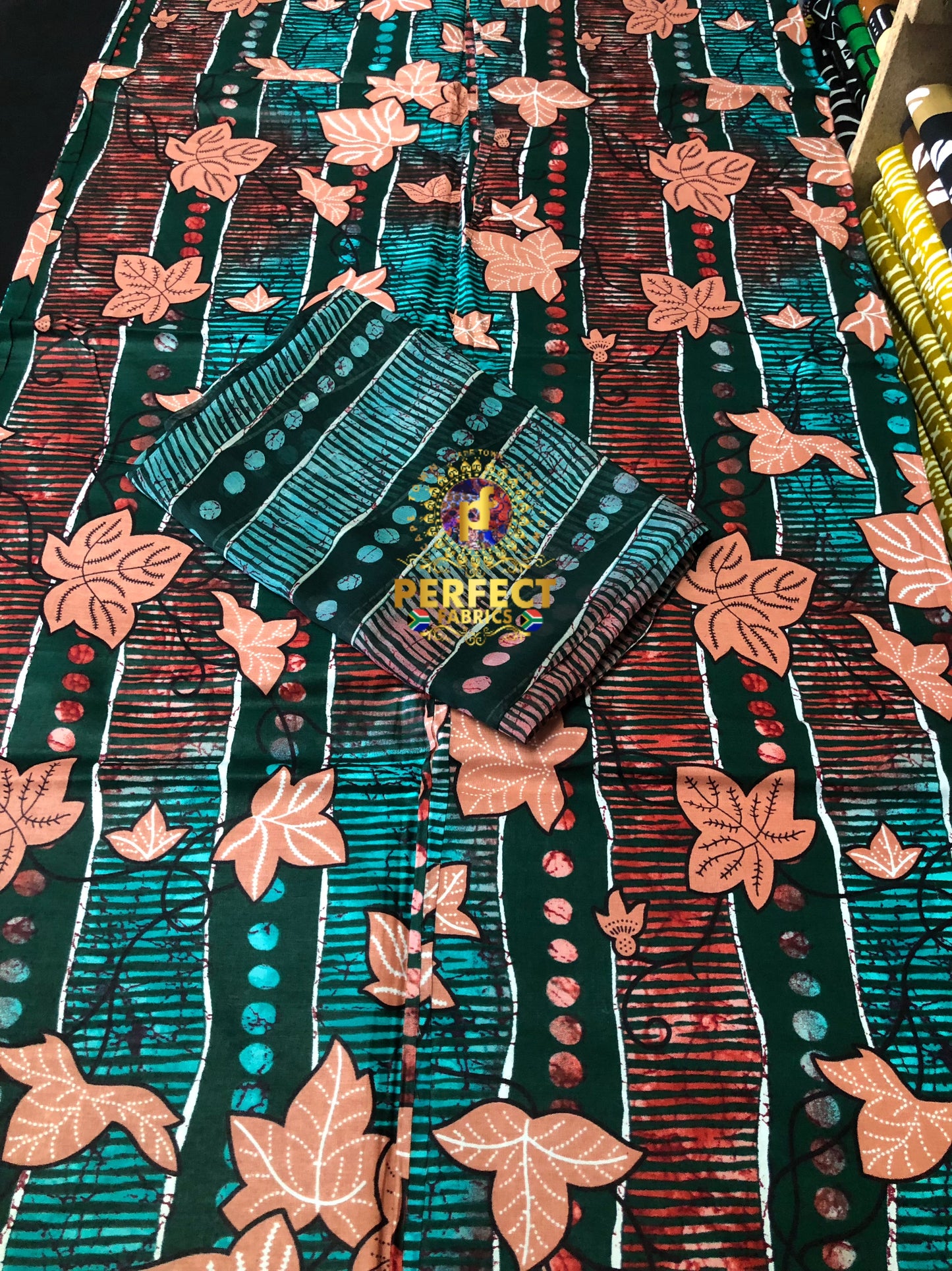 Ankara Cotton & Chiffon Set