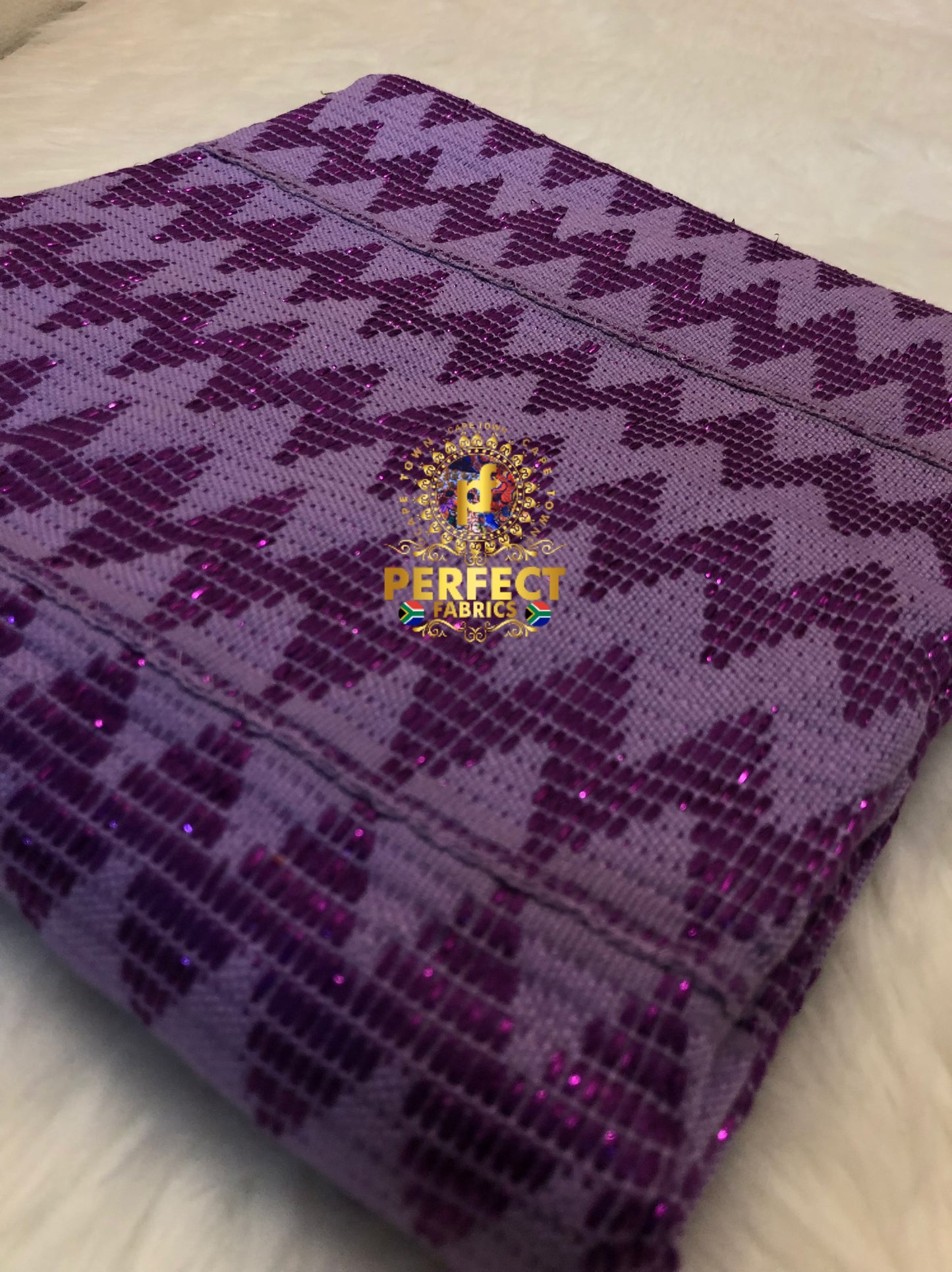 Purple Ashanti Kente