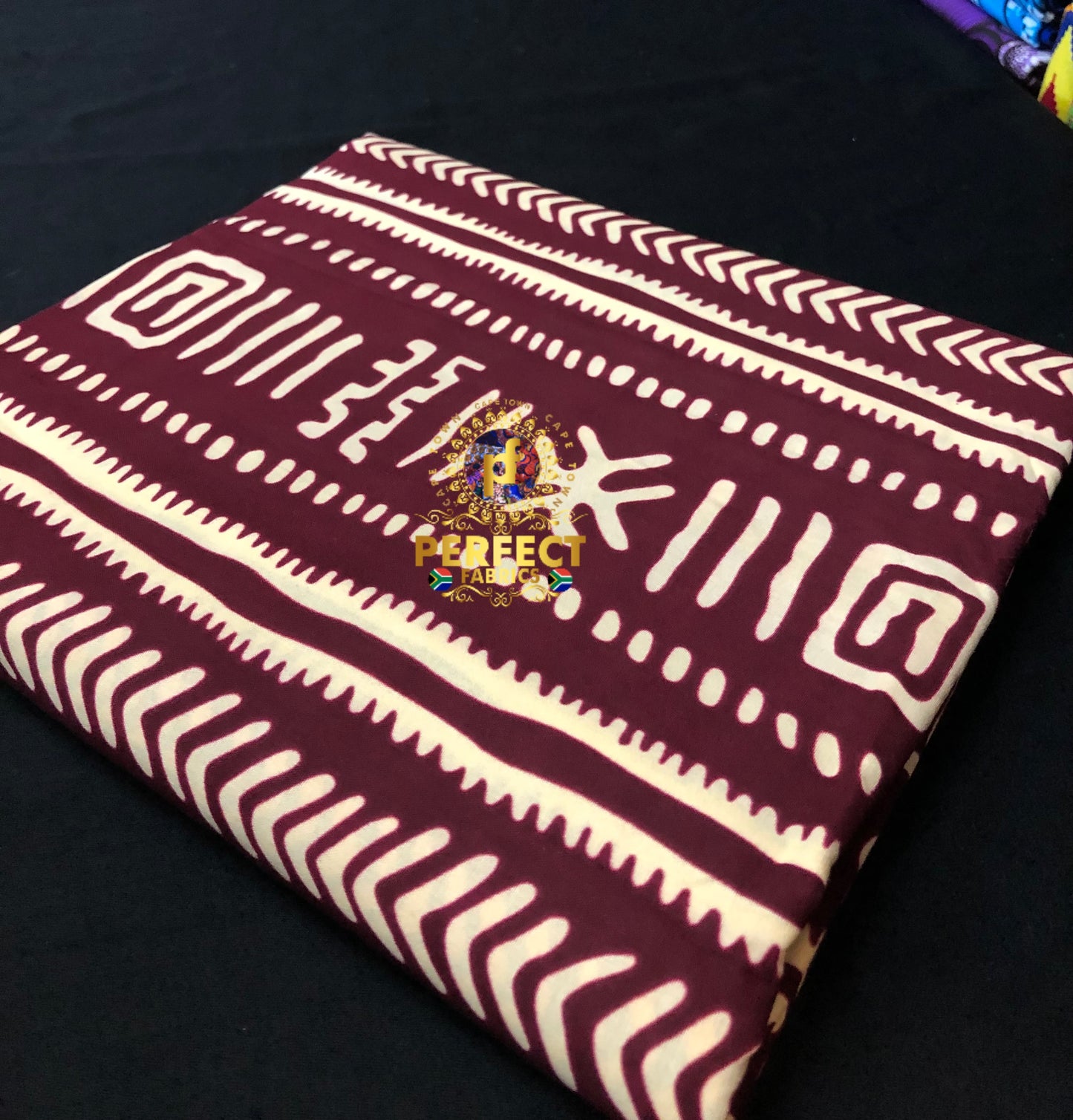 Maroon & Cream Tribal Ankara