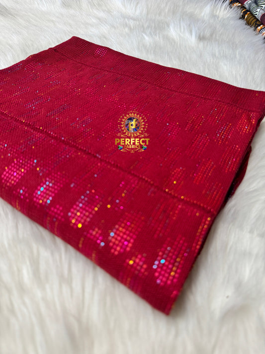 Maroon Tones Ombre Ashanti Kente
