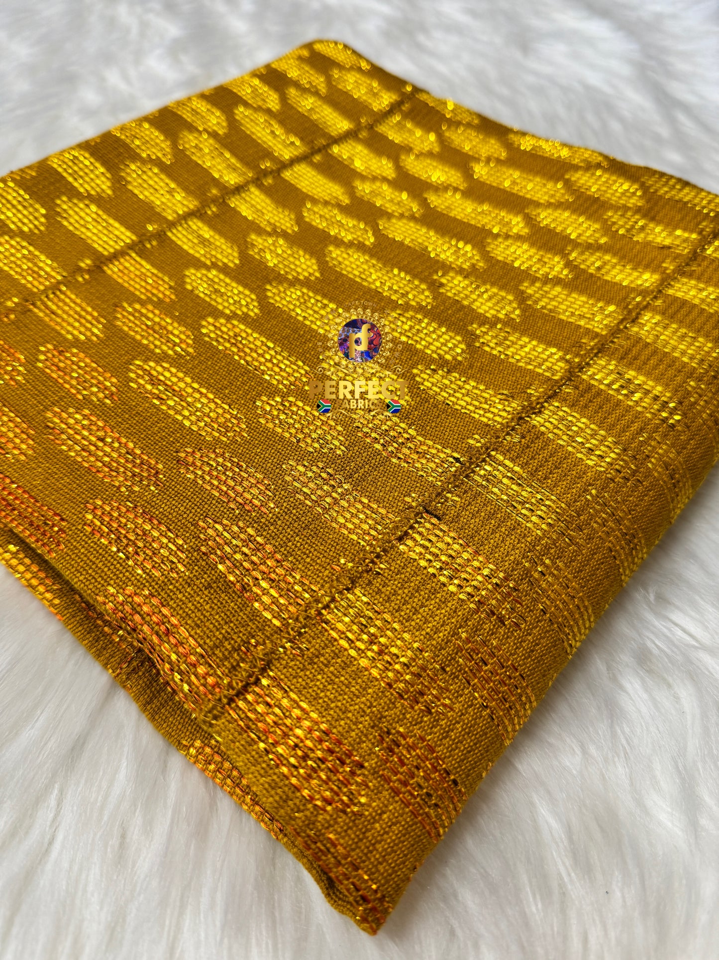 Gold Tones Ombre Ashanti Kente