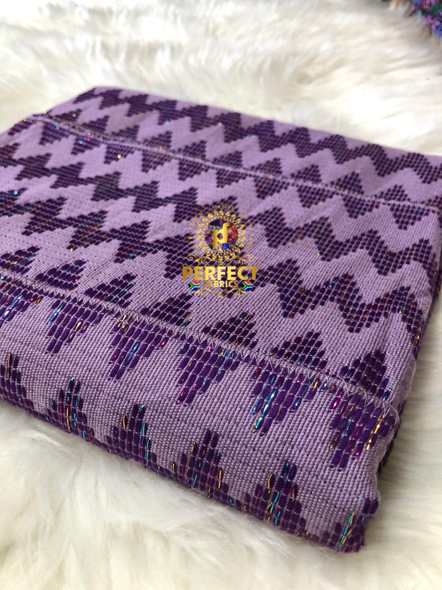 Purple Ashanti Kente