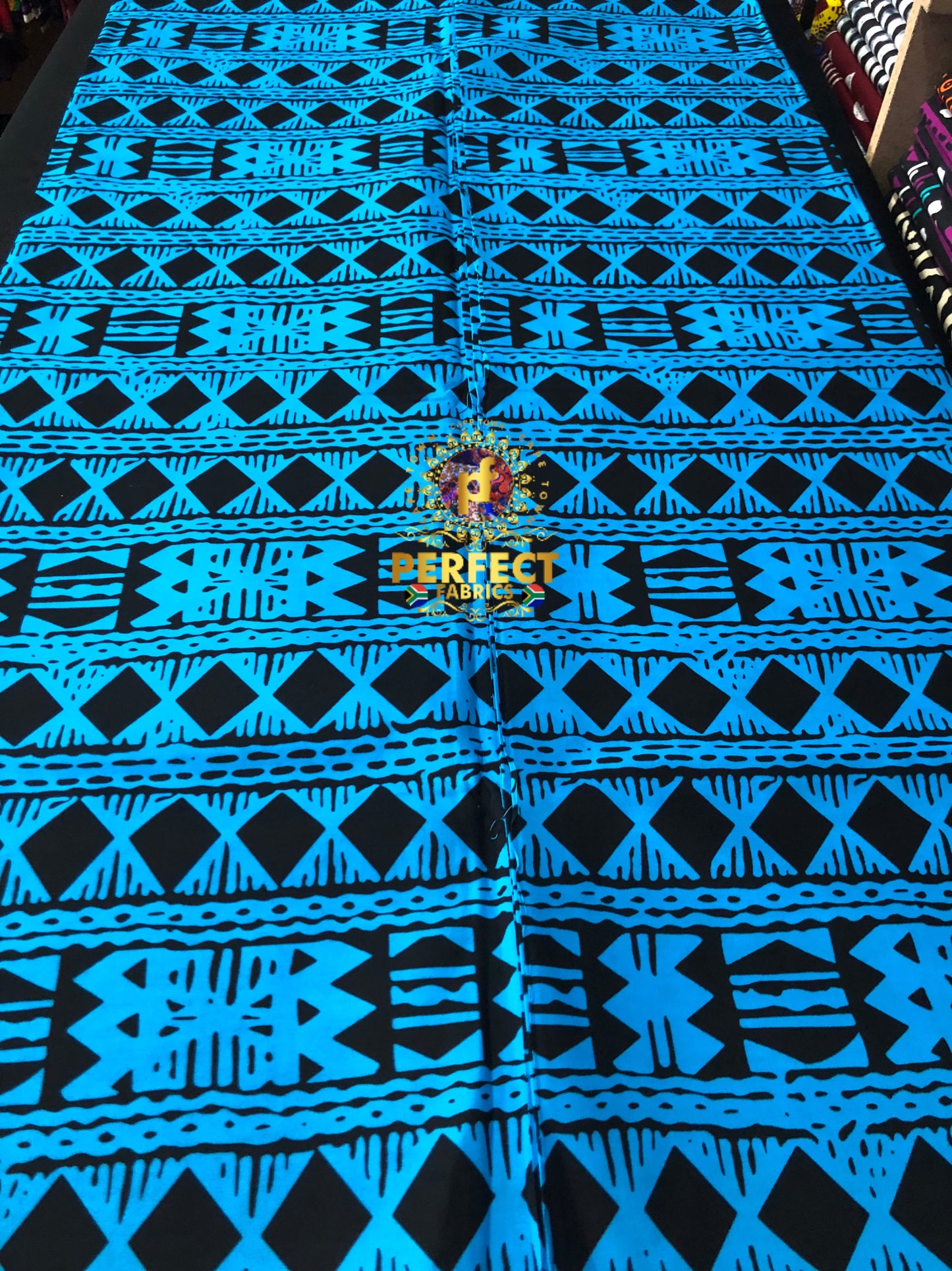 Blue & Black Tribal Ankara