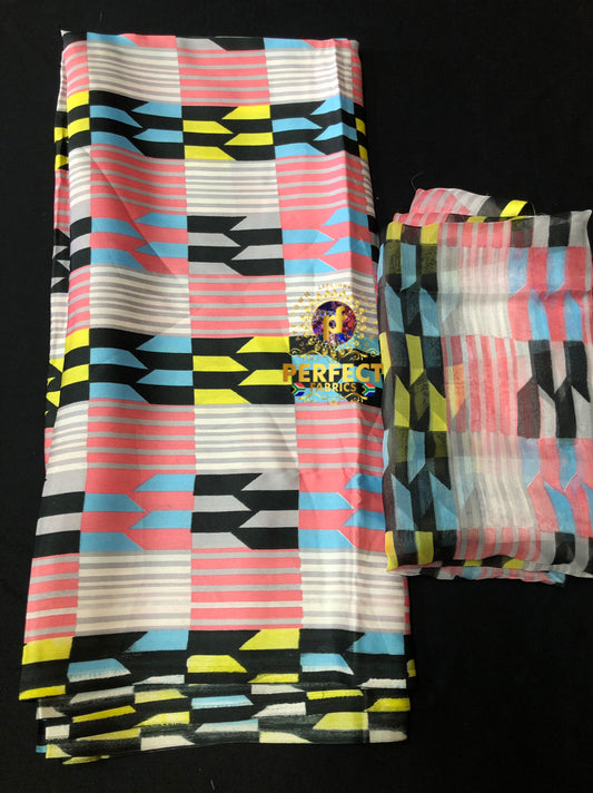 Kente Silk Set