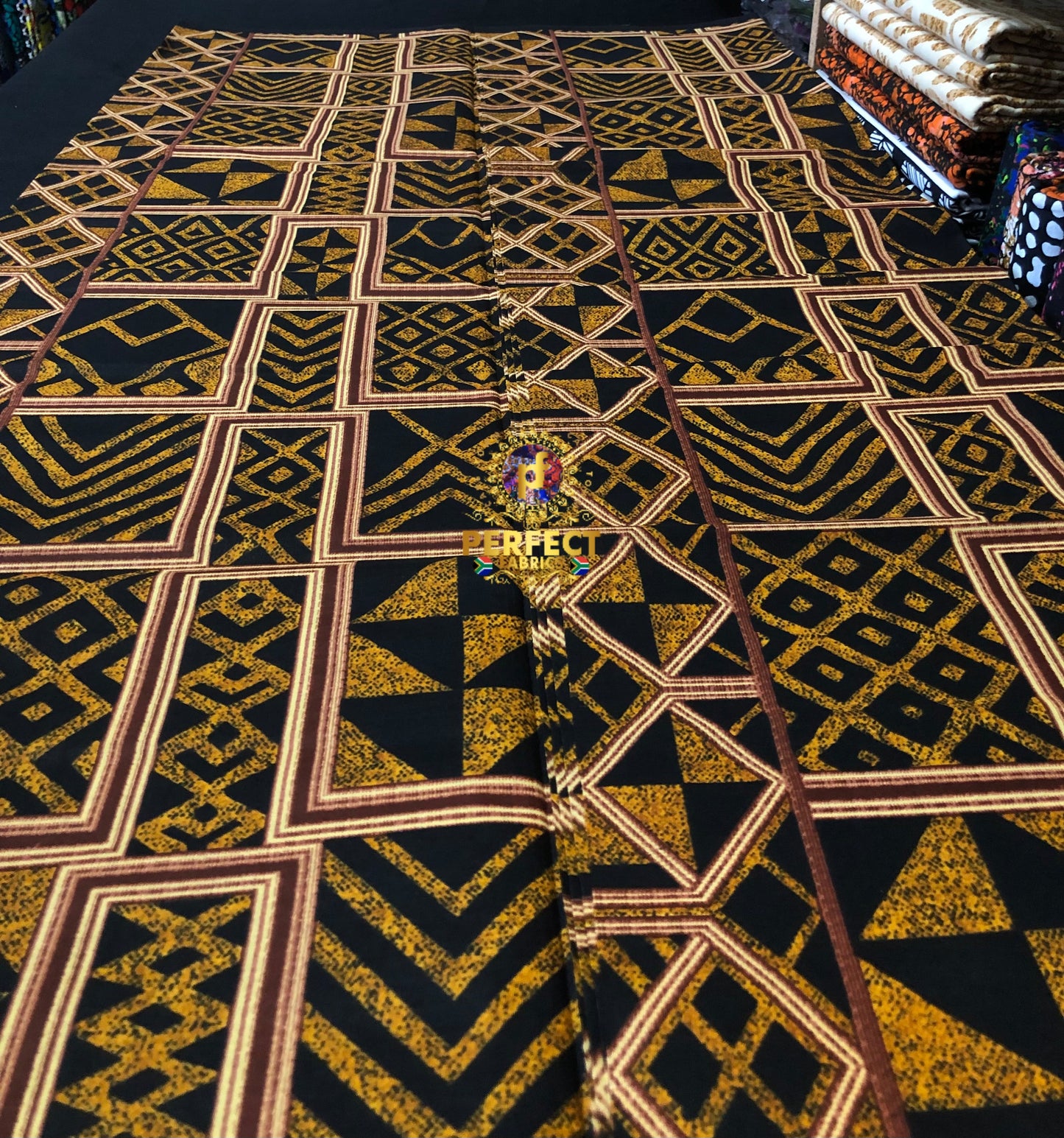 Black & Gold Tribal Ankara