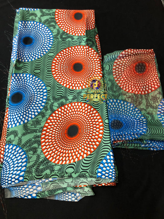 Vintage Ankara Silk Set