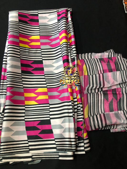 Kente Silk Set